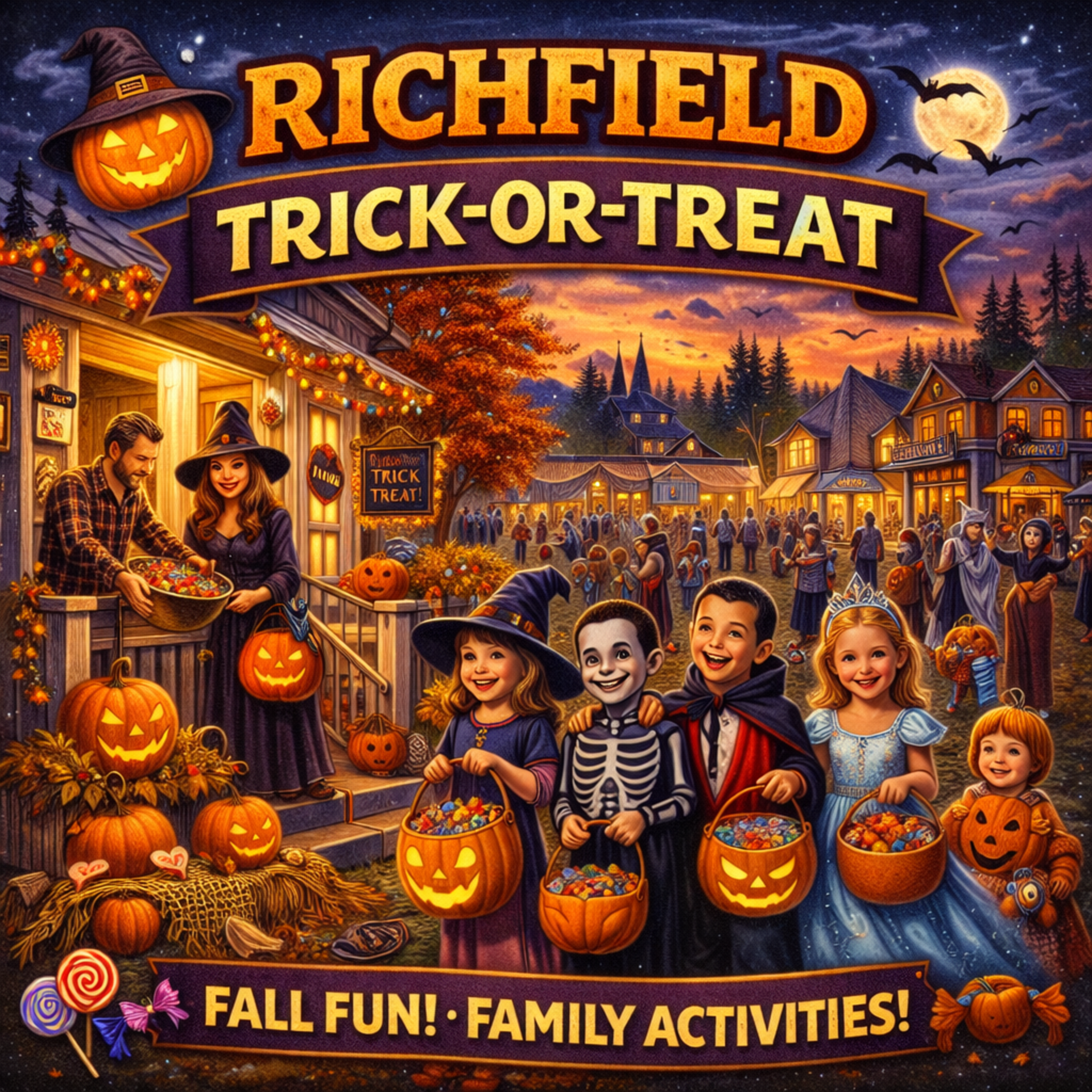 Richfield Downtown Trick or Treat Photo