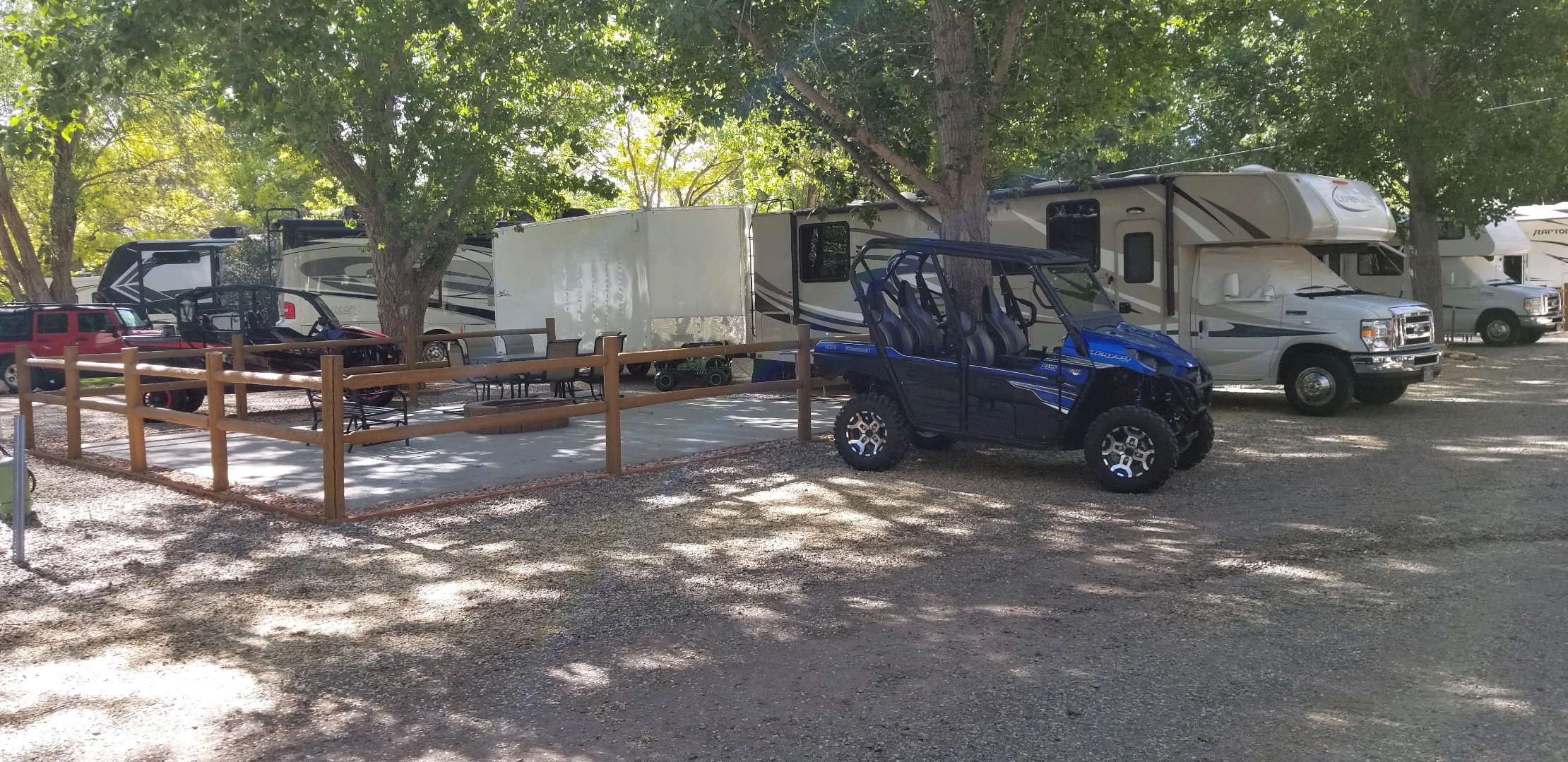 Richfield KOA RV Site with Patio