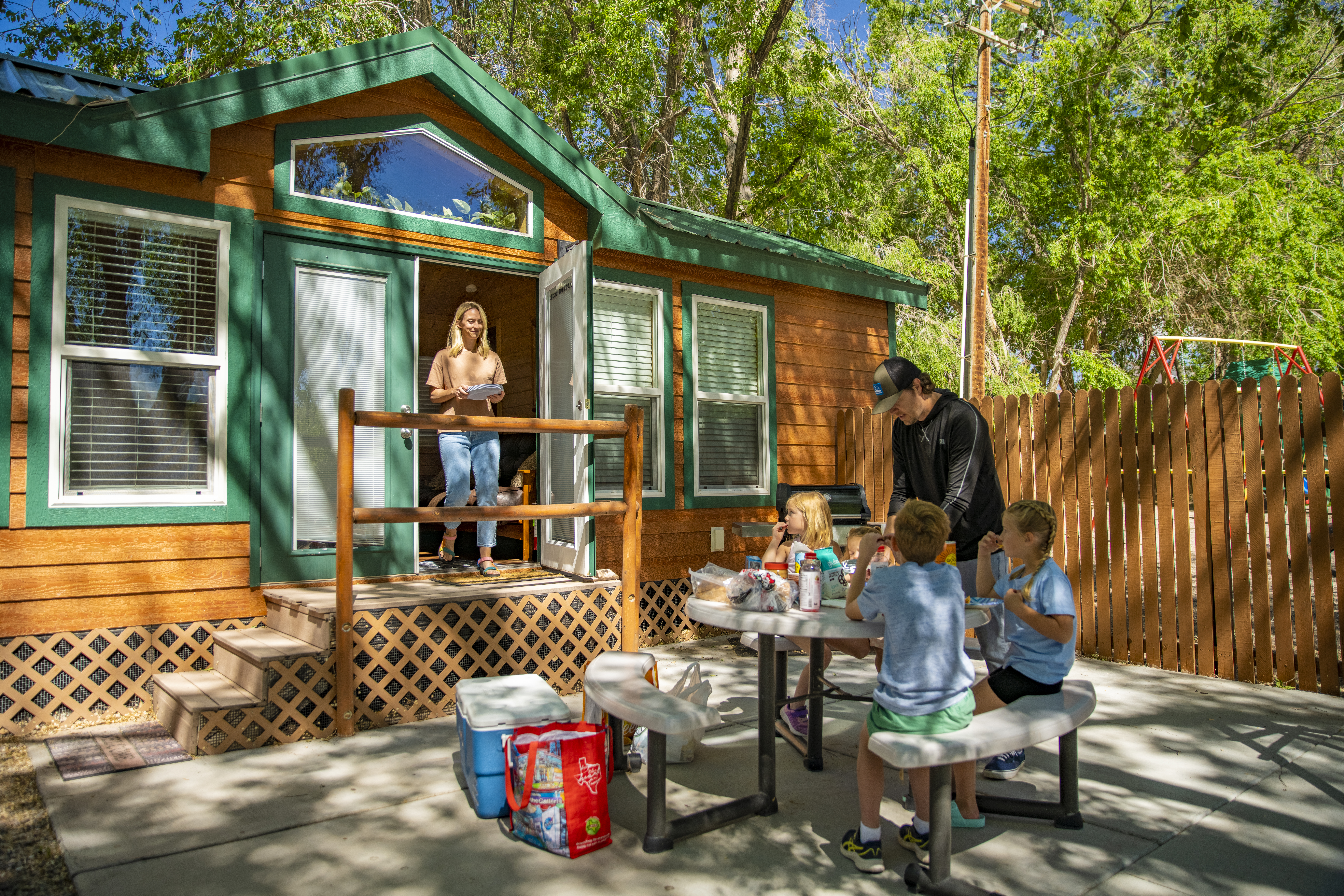 Richfield KOA Deluxe Cabin Exterior