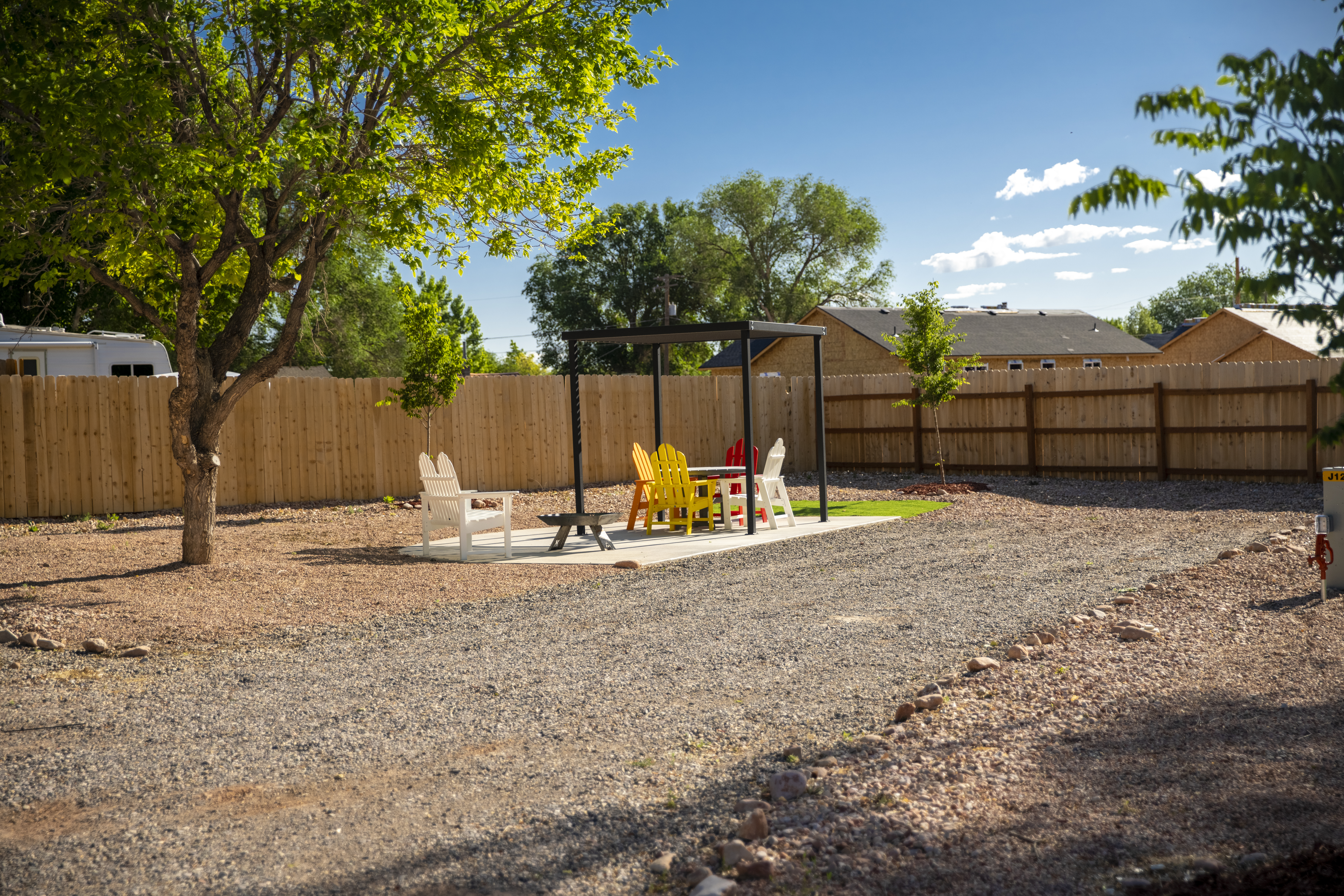 Richfield KOA Patio Back In Site