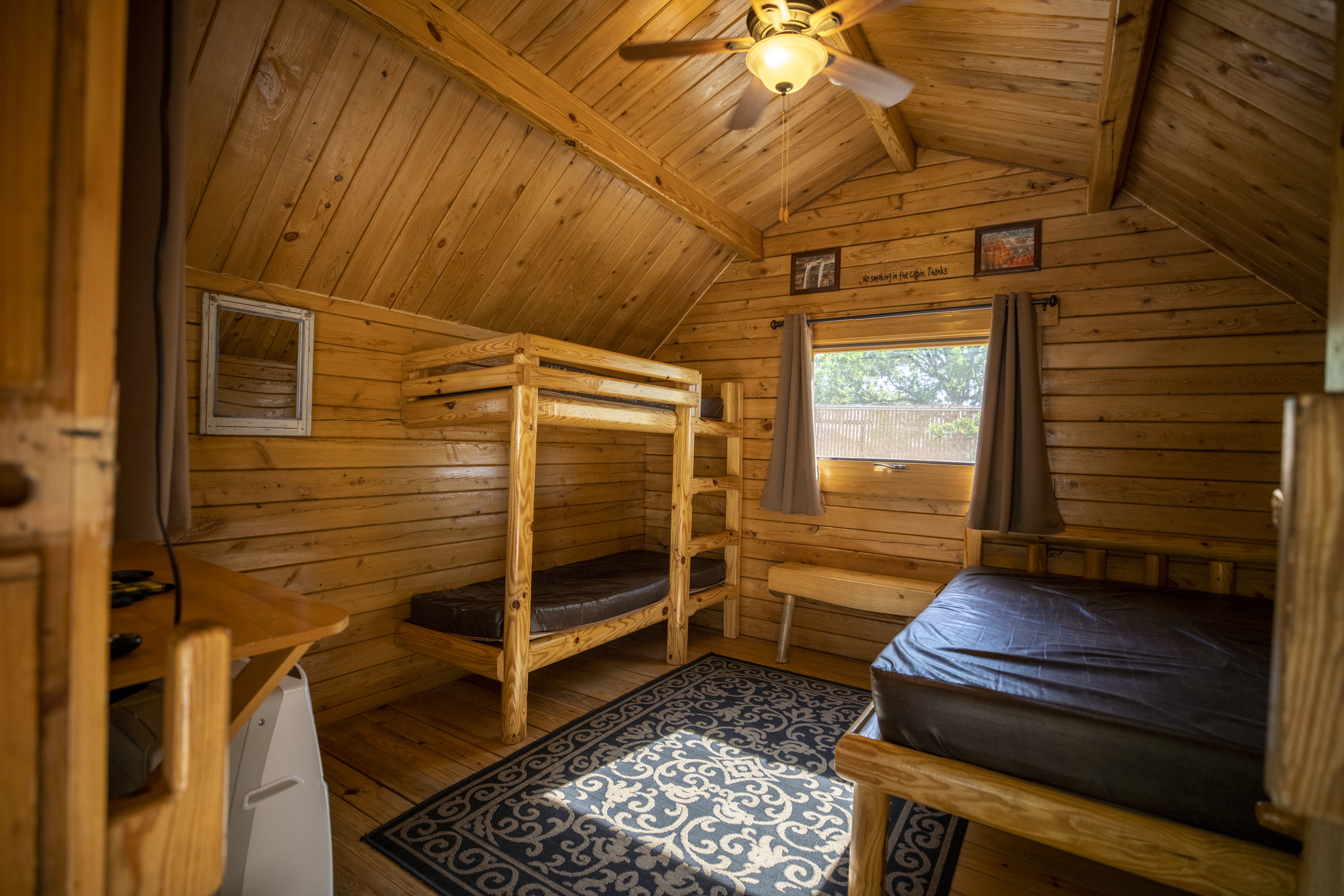 Richfield KOA Camping Cabin Interior