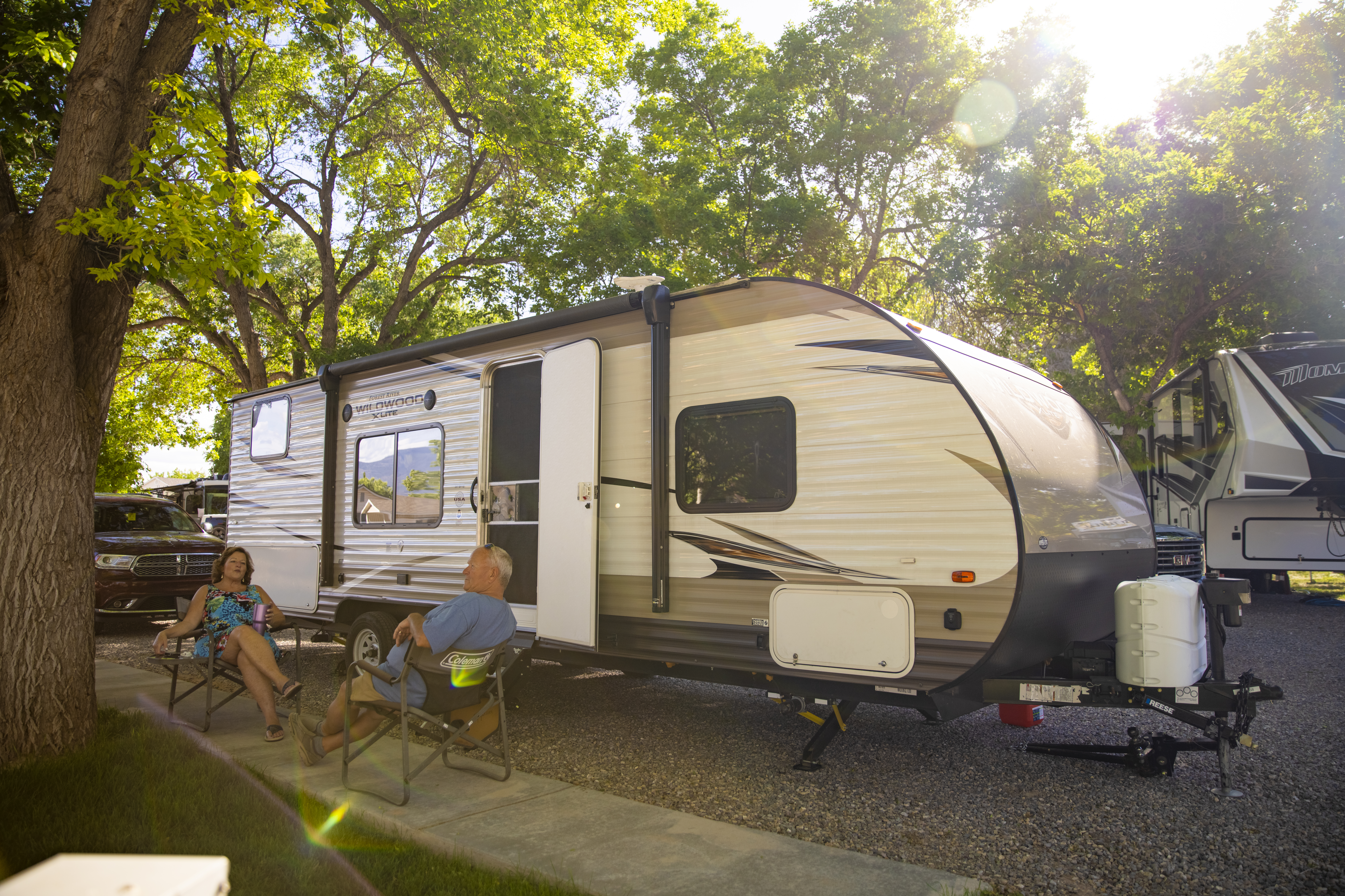 Richfield KOA Shaded Pull Thru RV Site