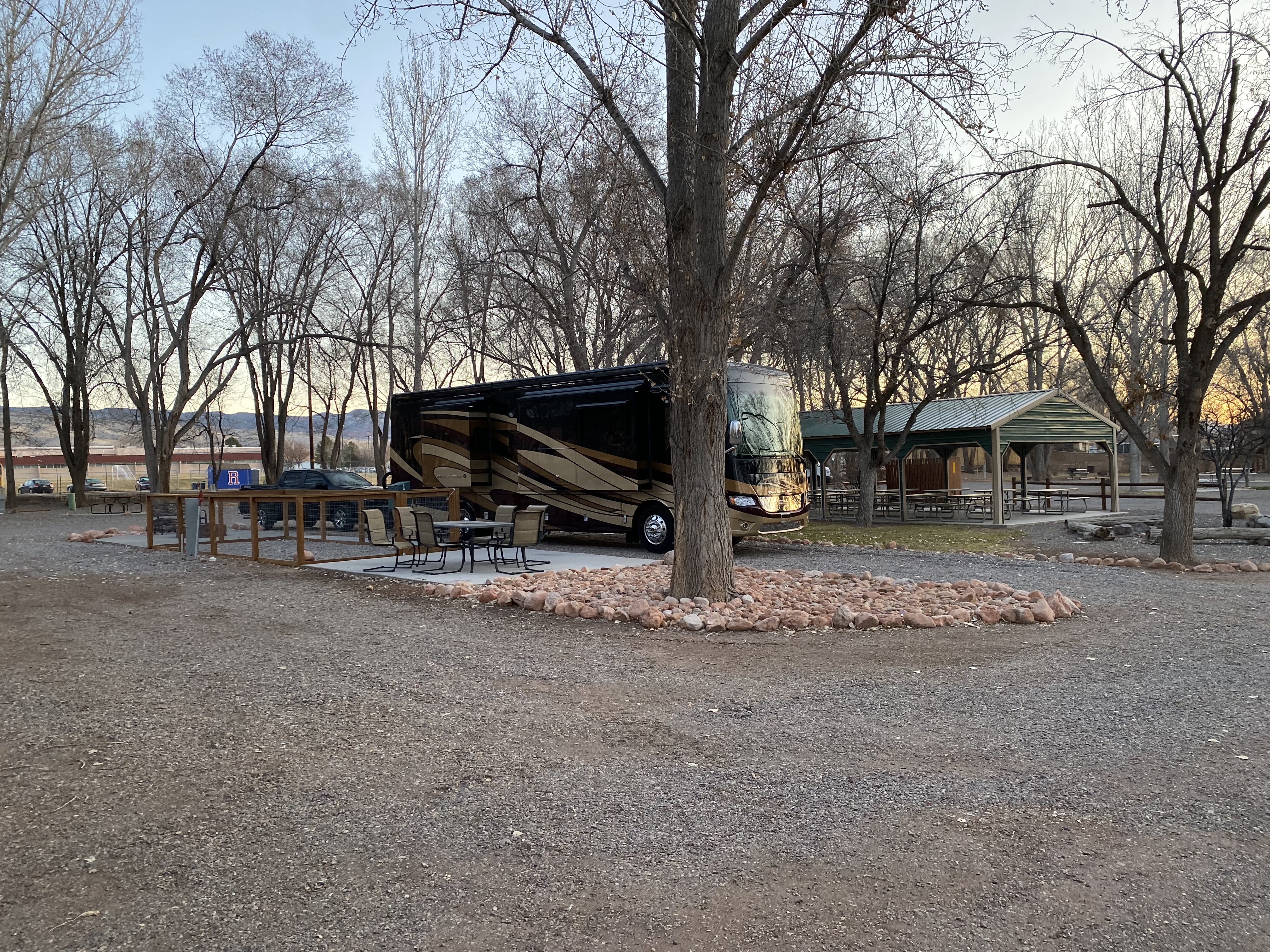 Richfield KOA RV Site with Patio