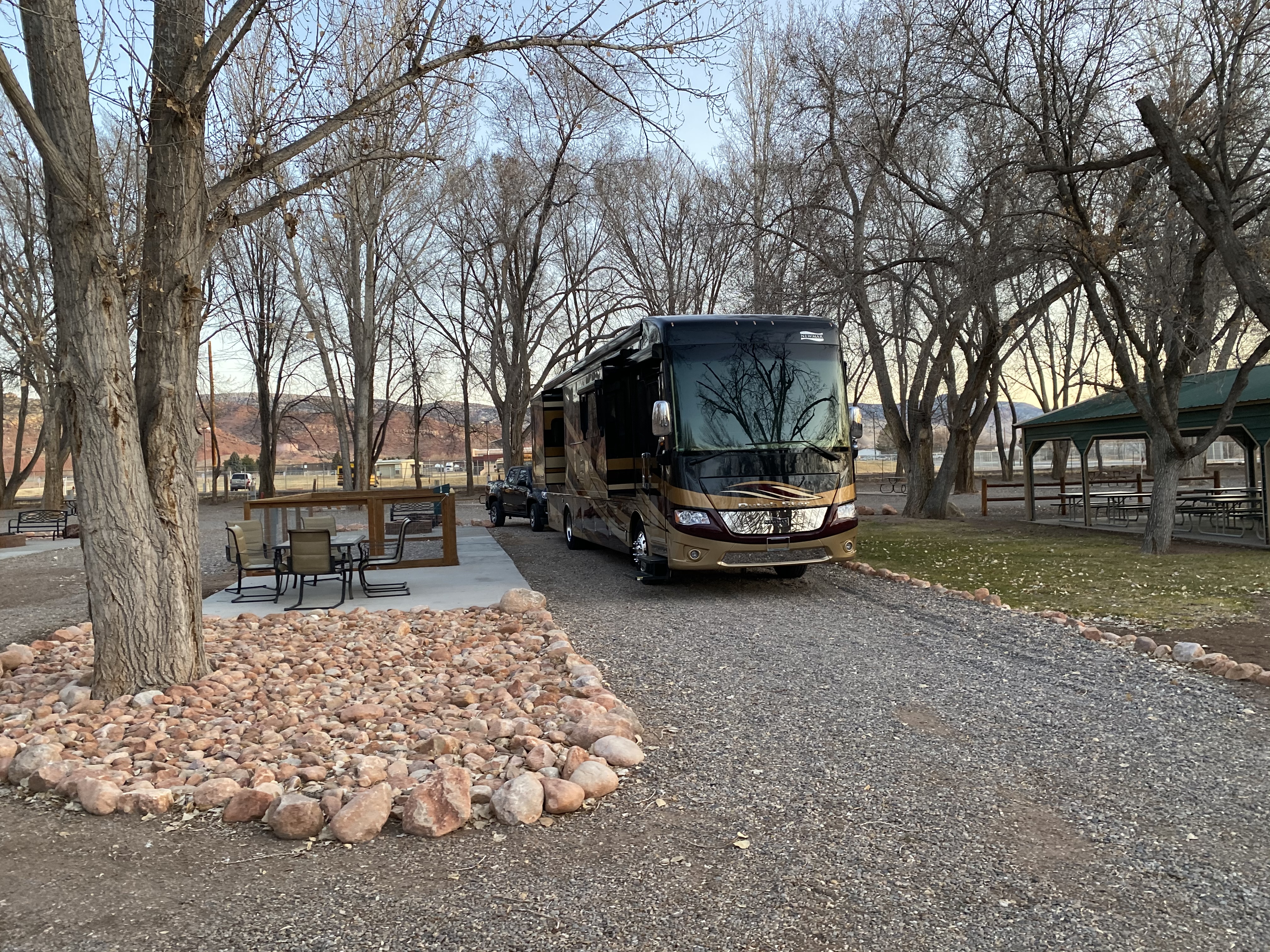 Richfield KOA RV Site with Patio