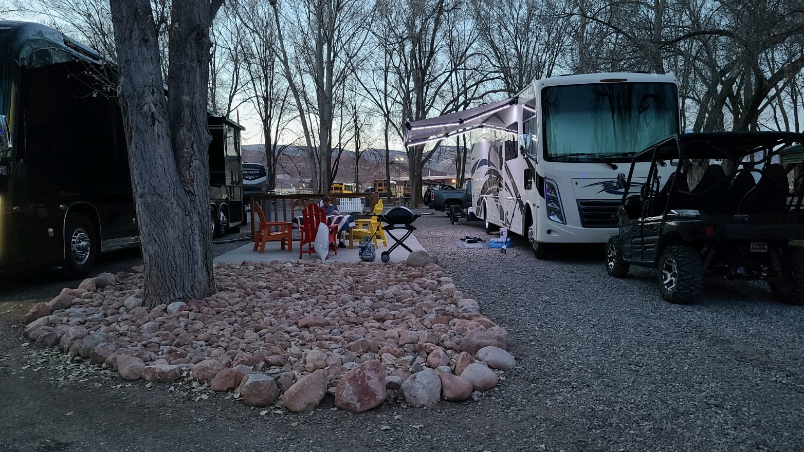 Richfield KOA RV Site with Patio