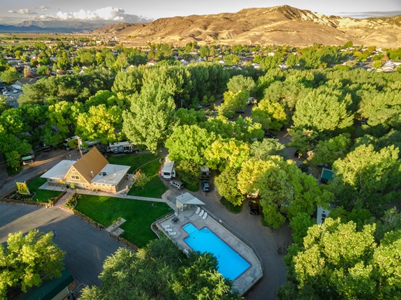Birdseye View of Campground