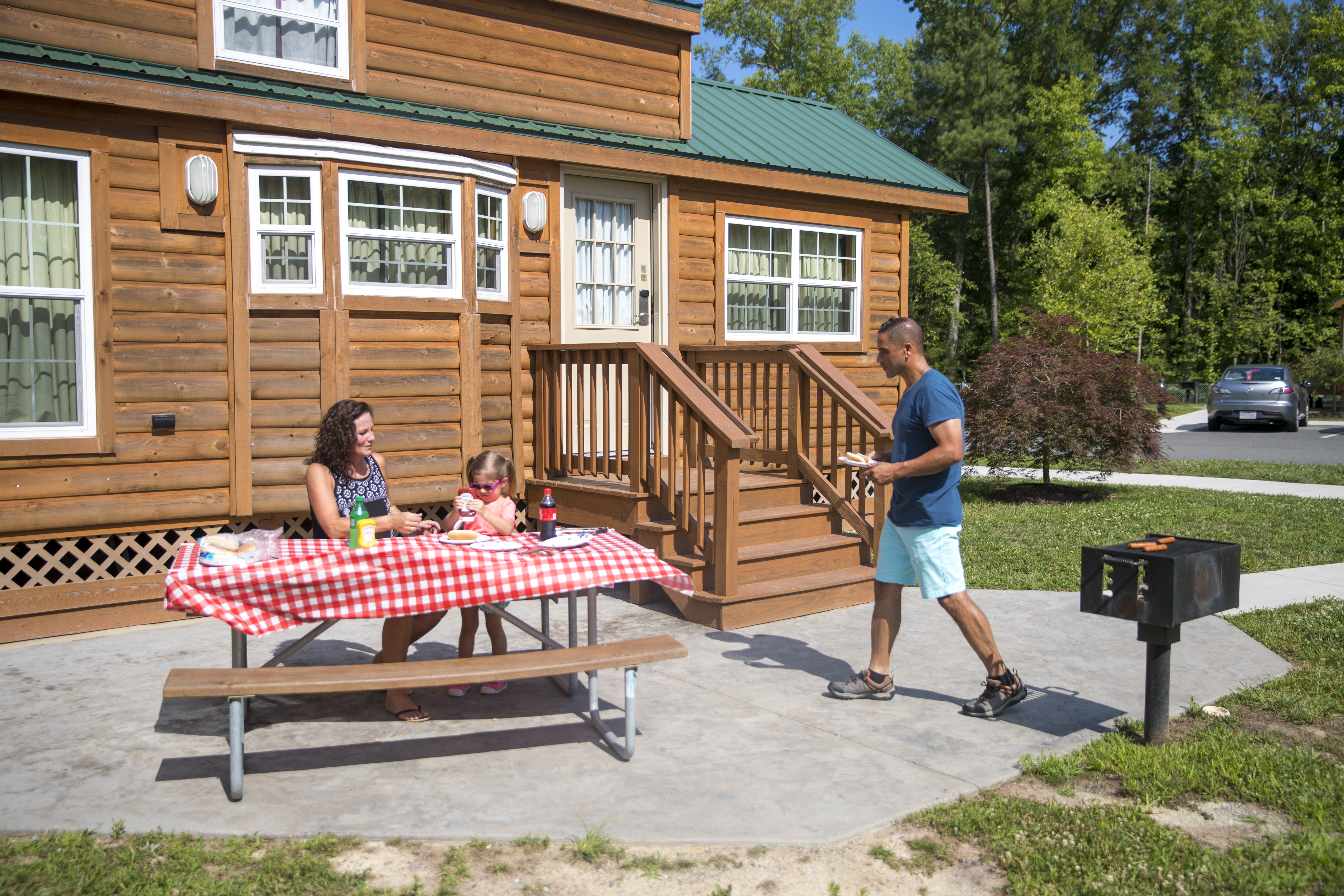 Cabin patio