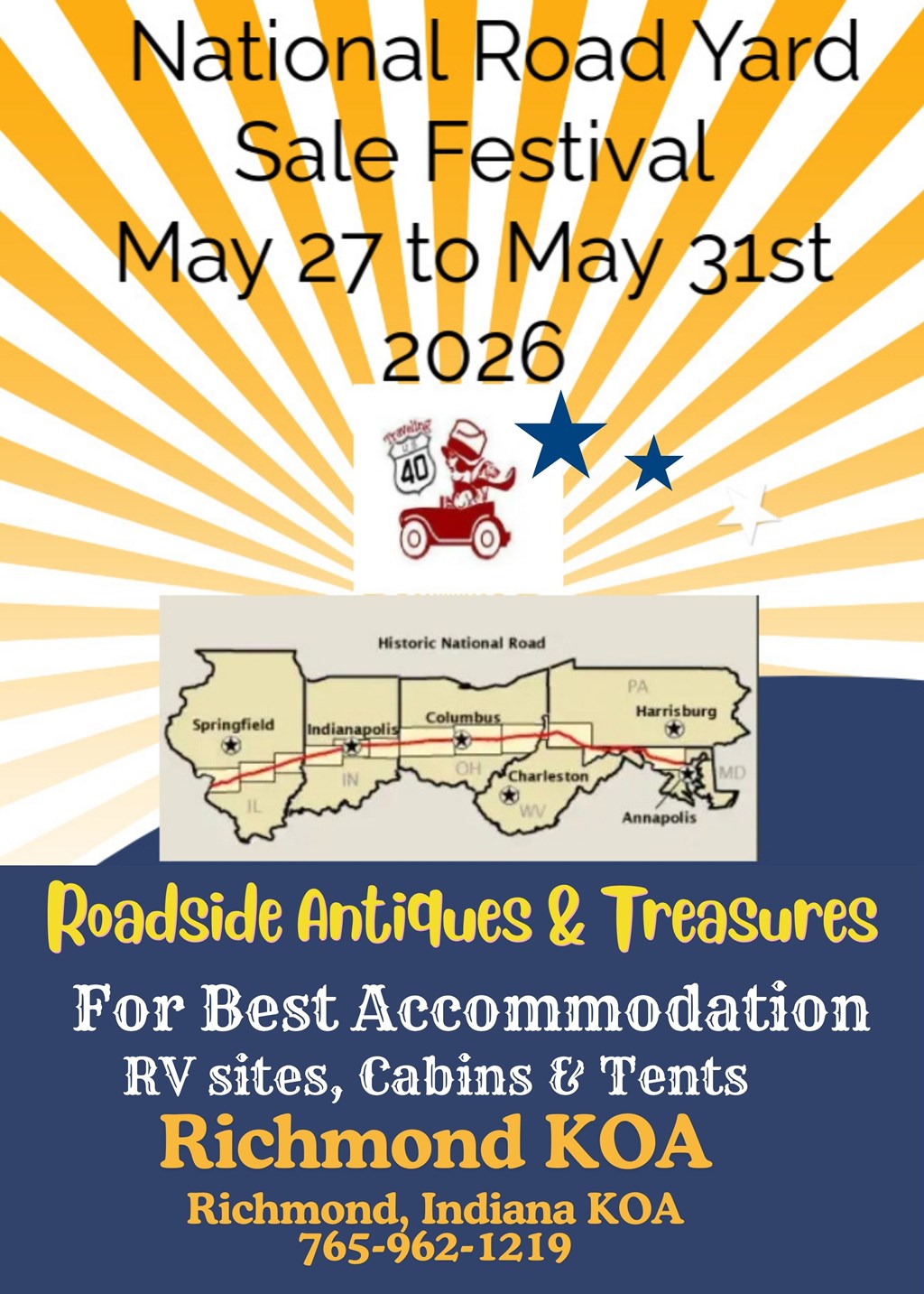 National Road Antiques Yard Sale Festival 2026