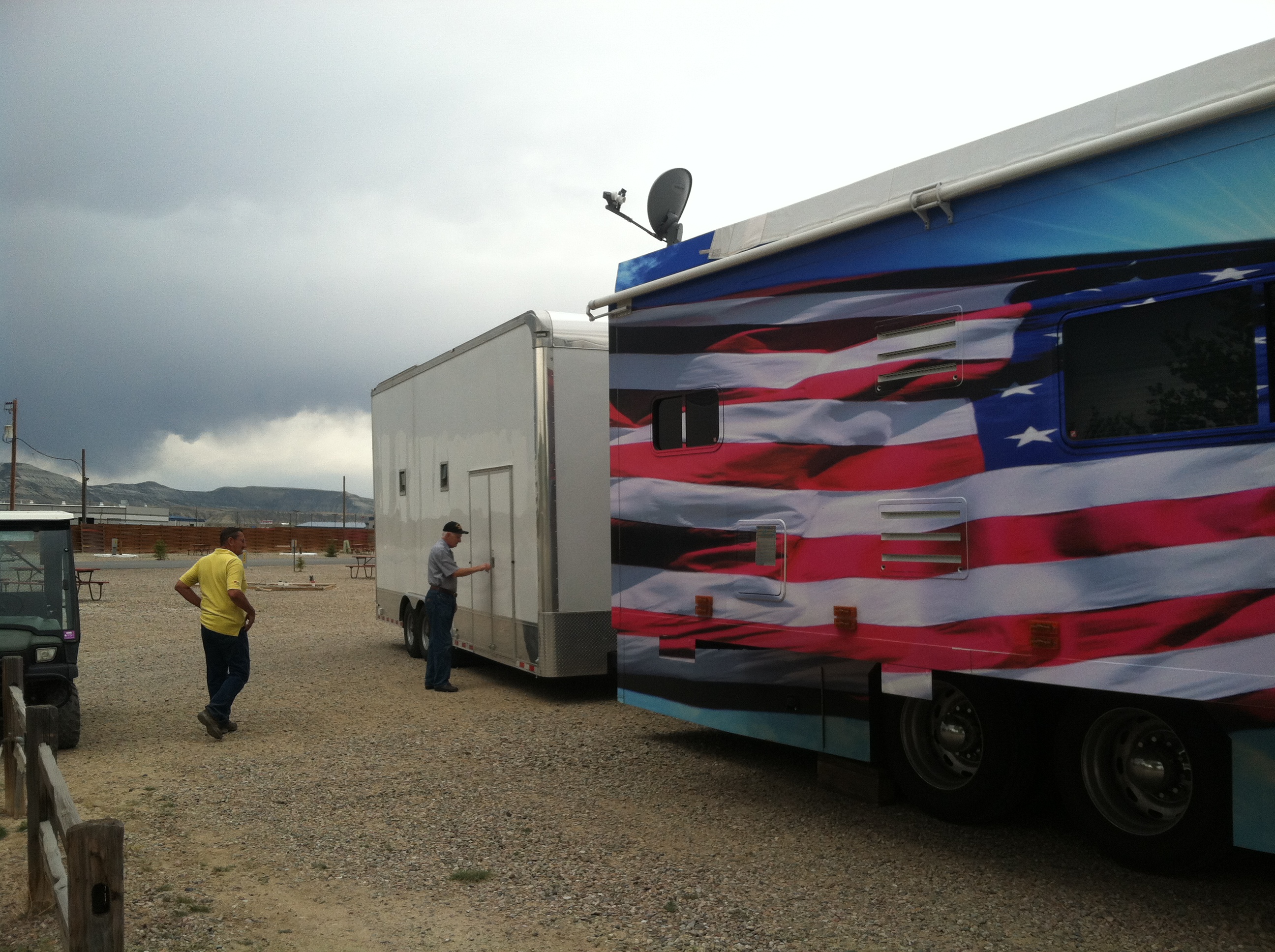 Full hookup RV site