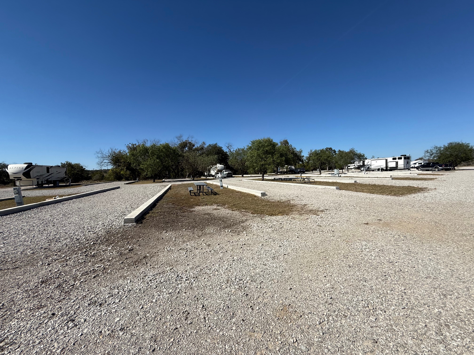 Pull-Thru Site with Picnic Table