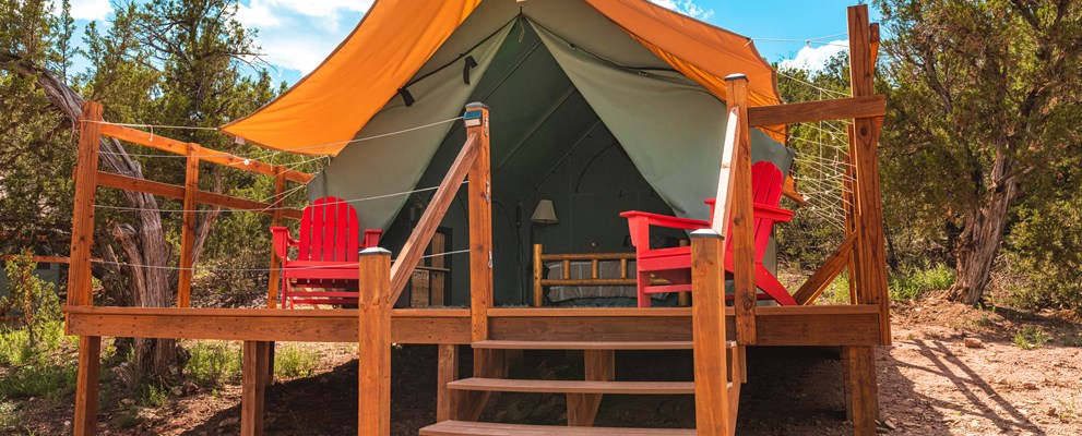 glamping site in Colorado
