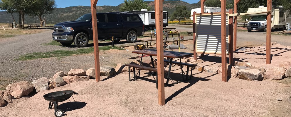 Sister Sites with Privacy Fence and Pergola