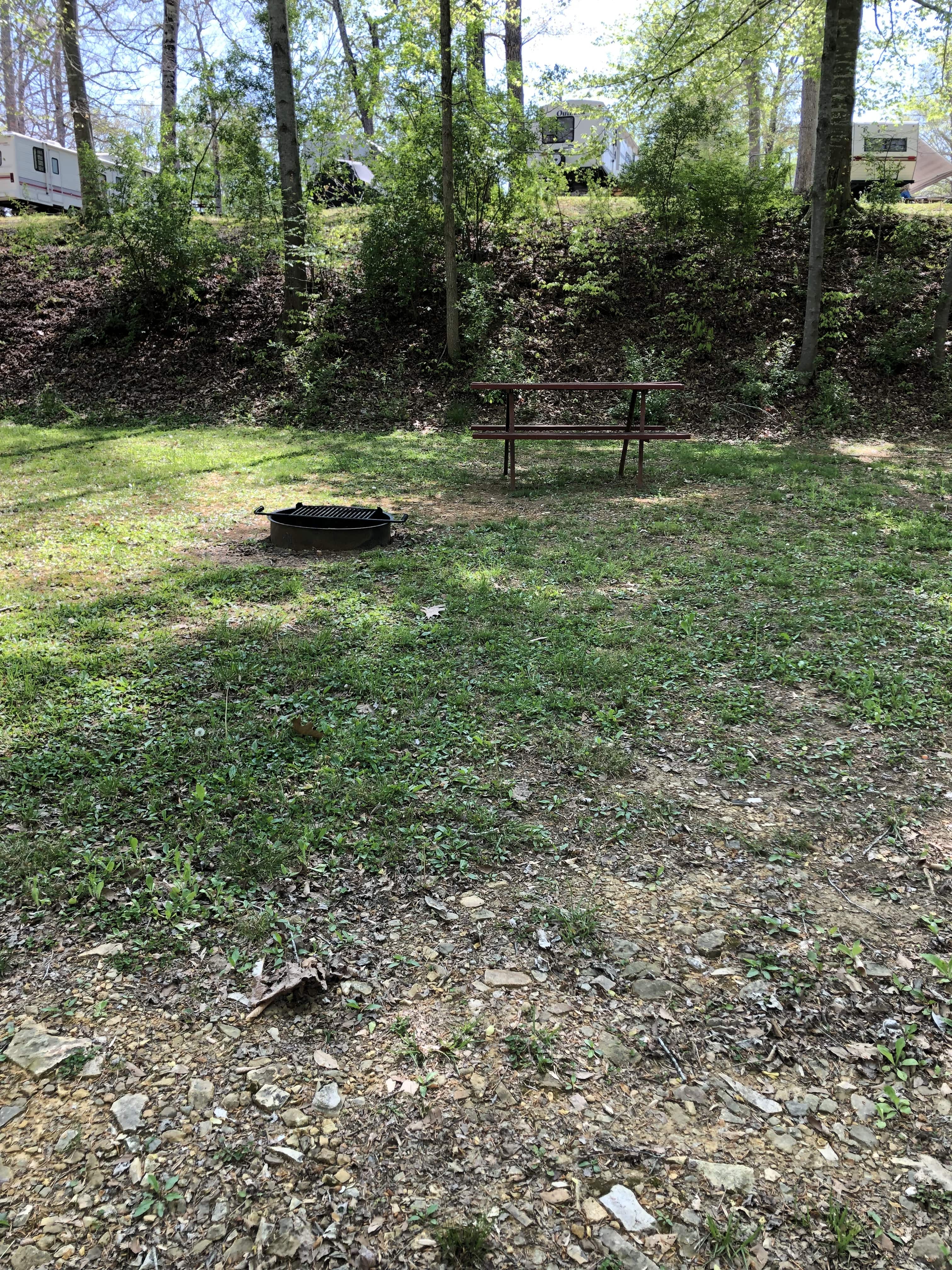 Tent Site with Grill