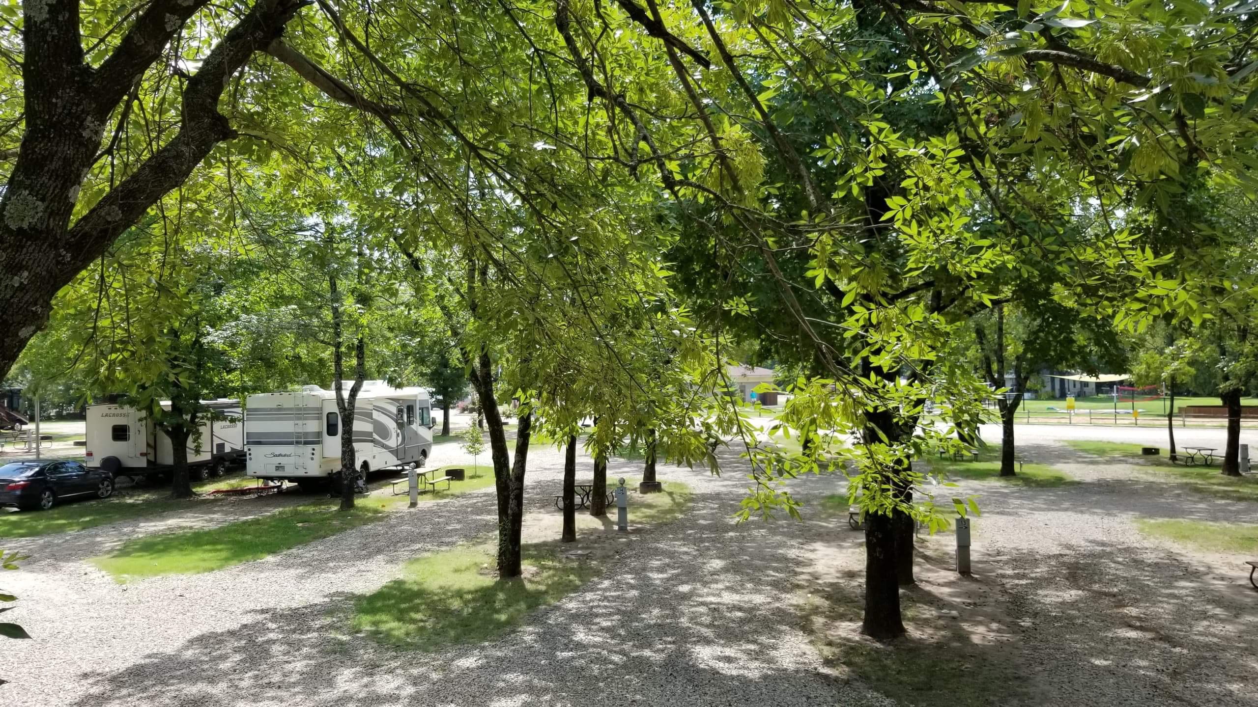 View of Pull Thru Sites