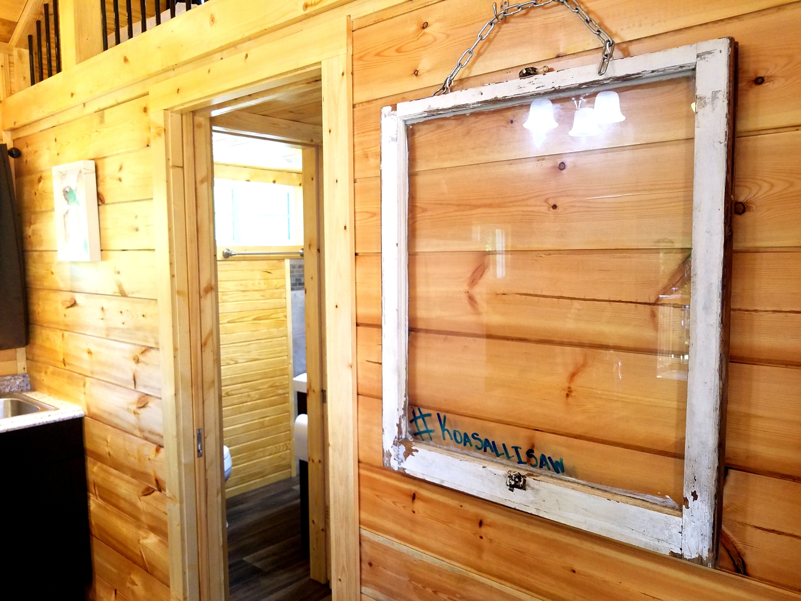Write on our selfie window, take a picture with you and your guests and post online!
