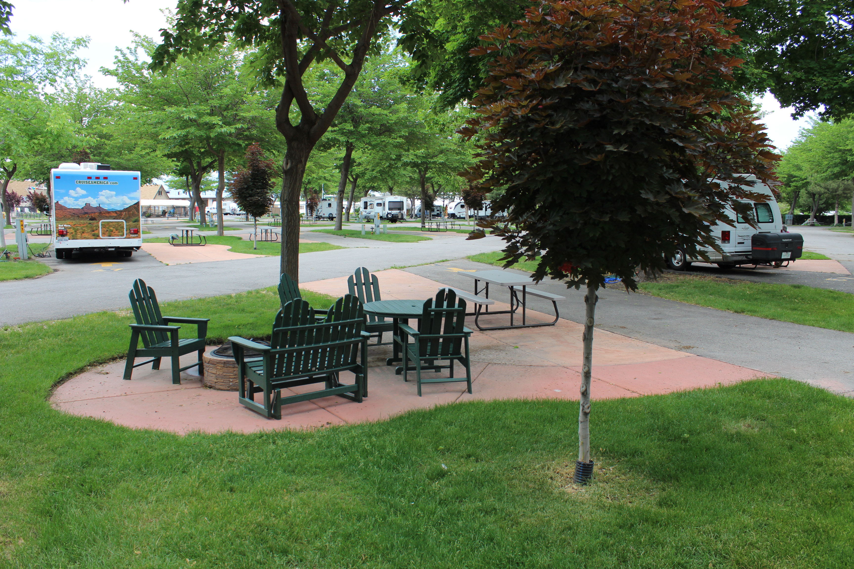 Patio Sites with all the Amenities