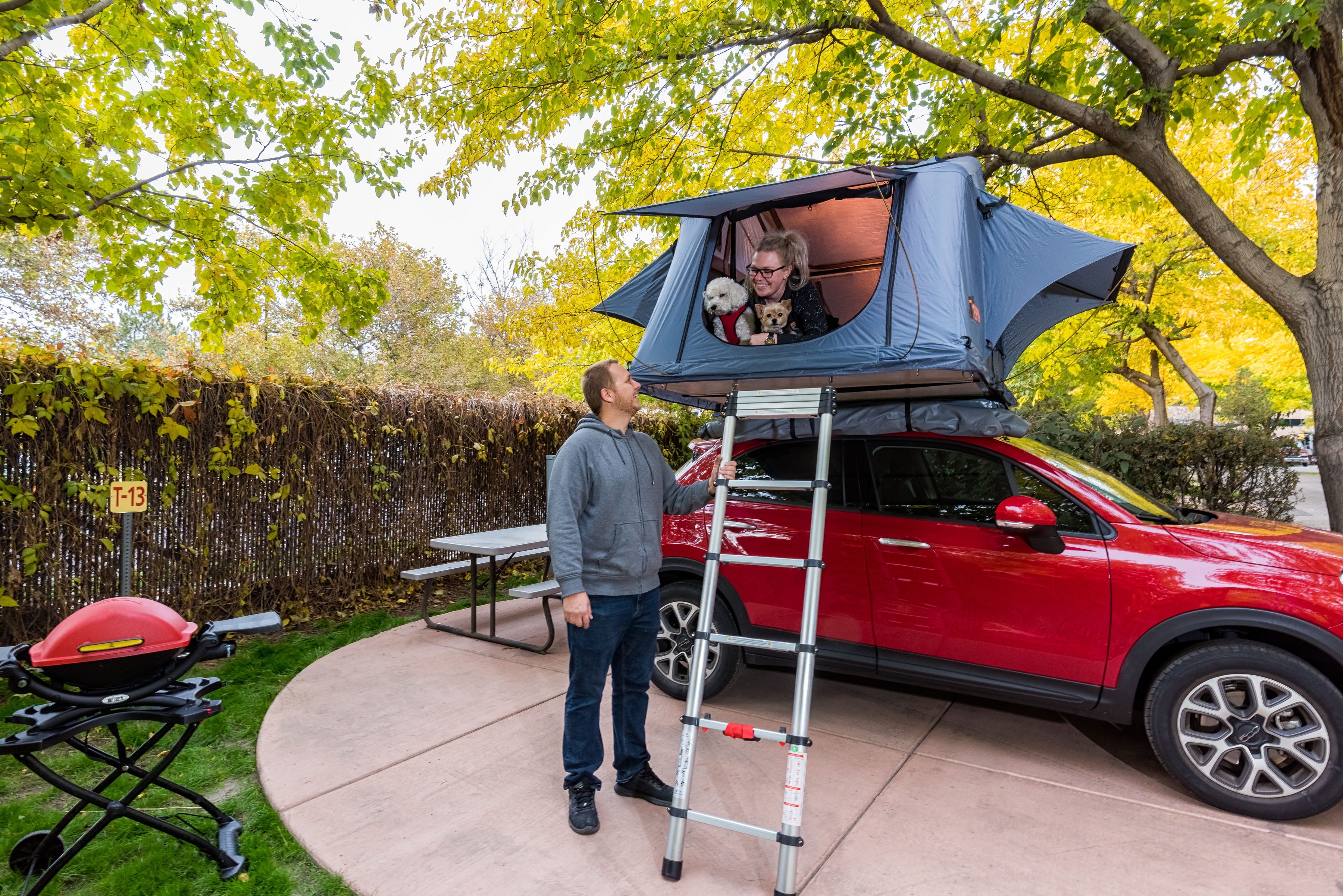All Tent Sites Have Car Pad