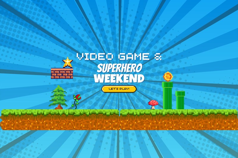 Video Game & Superhero Weekend Photo