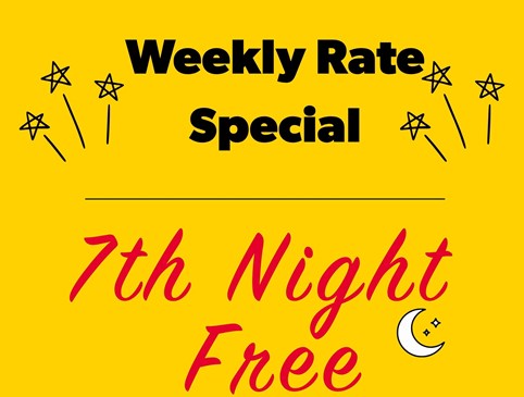 Weekly Rate - Pay 6 nights & get 1 free Photo