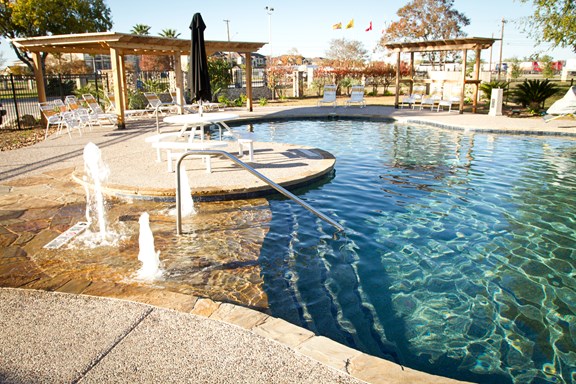Our pool is kept at 82 degrees