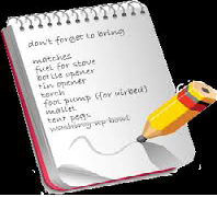 Your RV Packing List