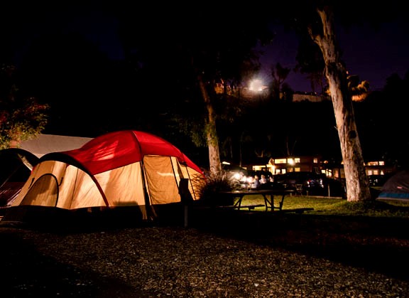 Tent at Night