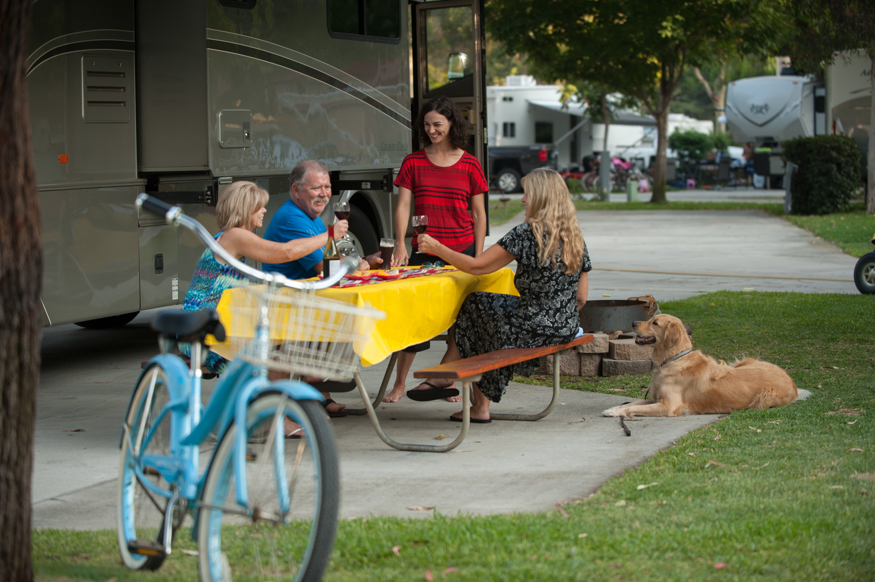 RV Site Picnic Table