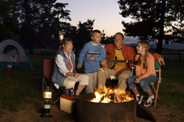 Our tent sites have space for 1 tent, a picnic table fire pit and parking for 1 vehicle.  Additional vehicle must be parked in our lower parking area.