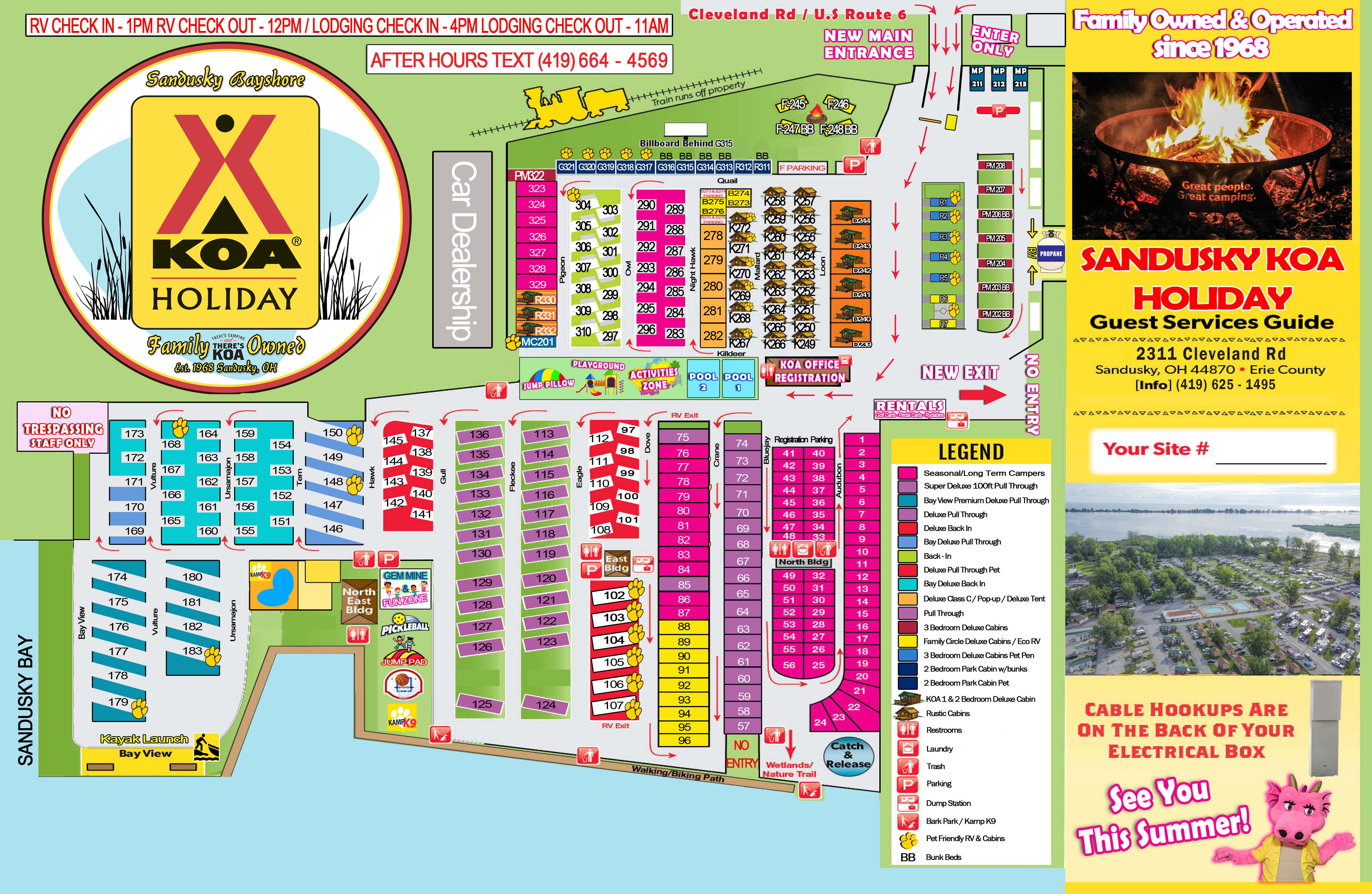 Campground Site Map