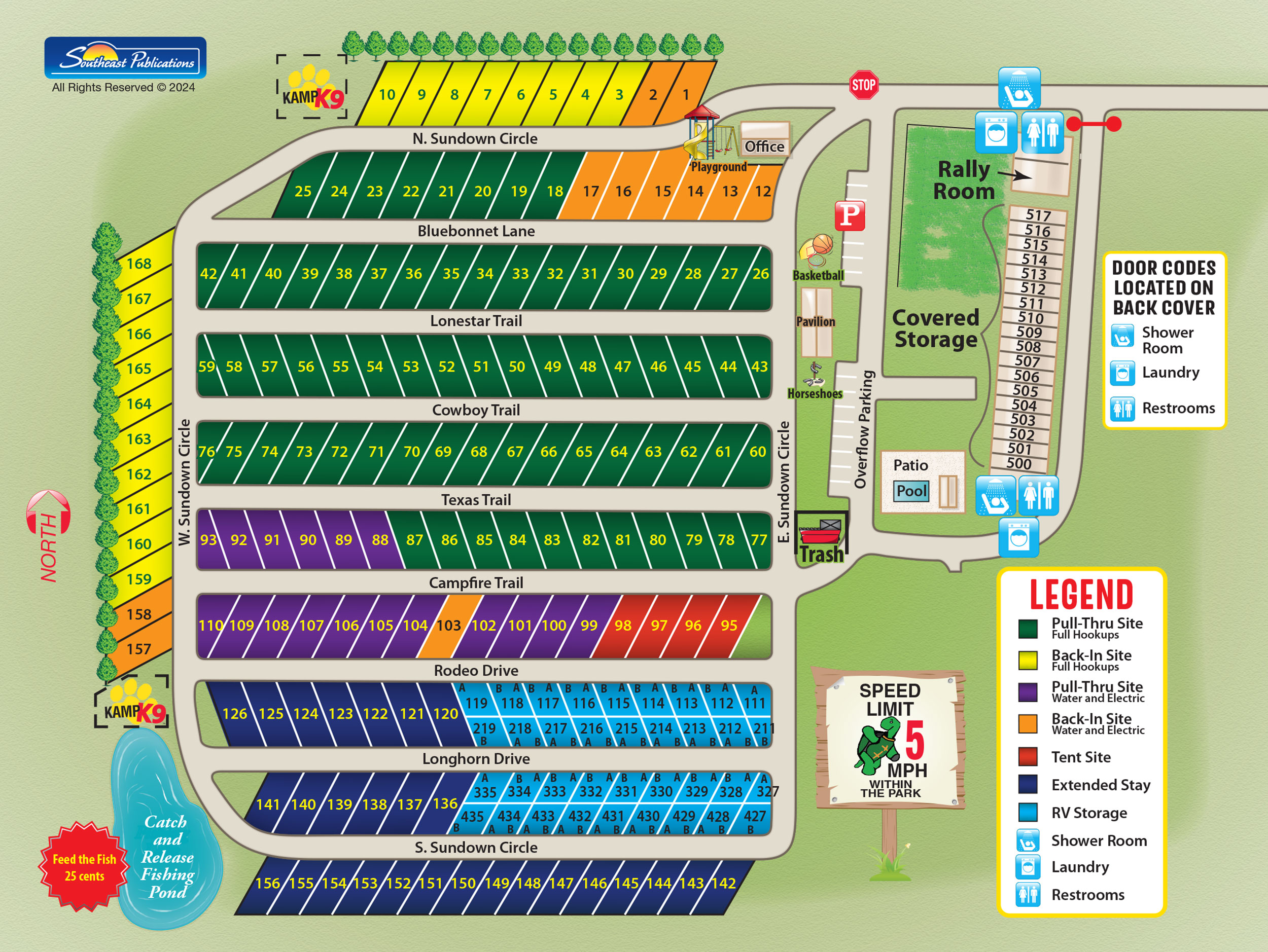 Campground Site Map