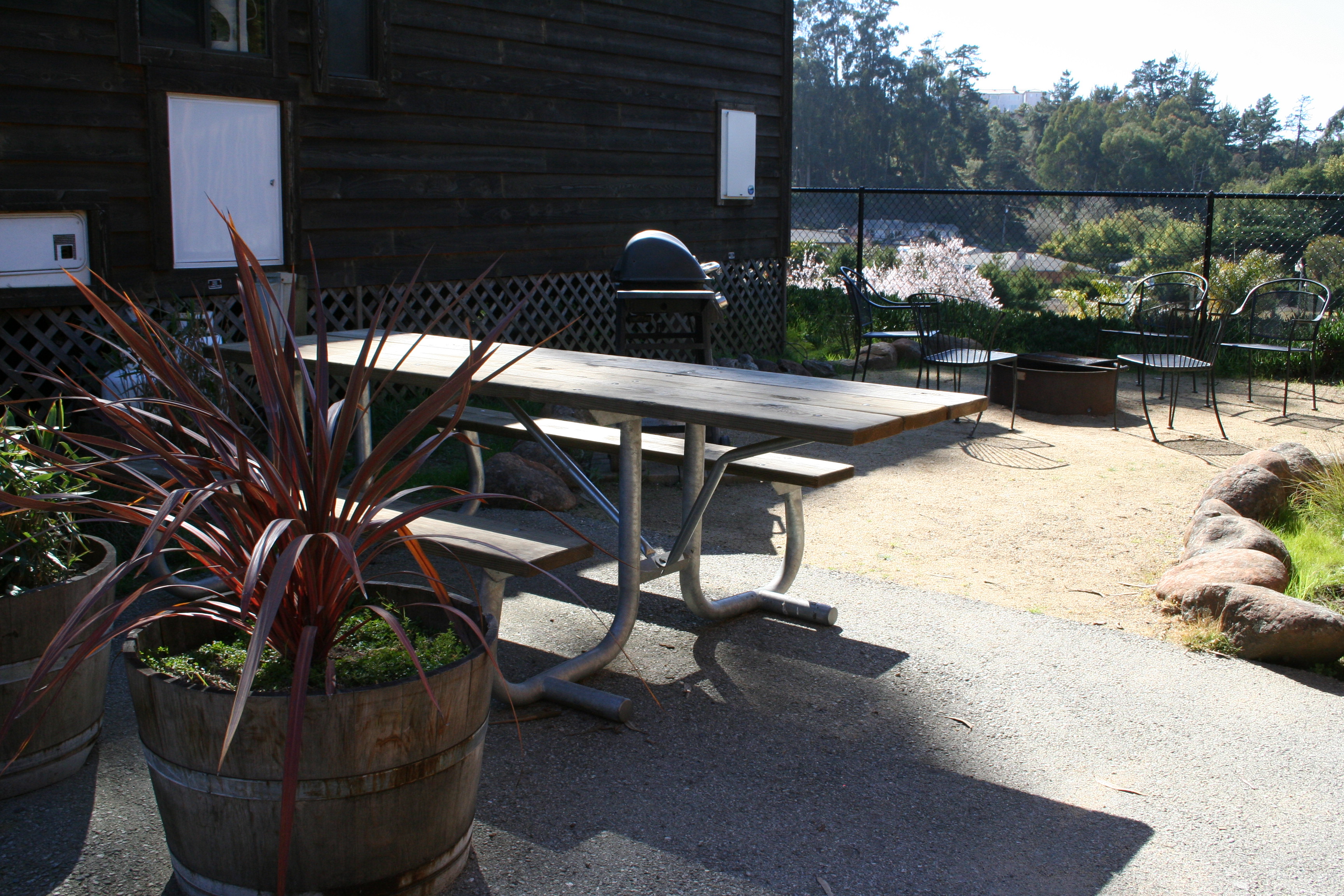 Stop at our campground store and pick up some marshmallows to roast around the private fire pit.
