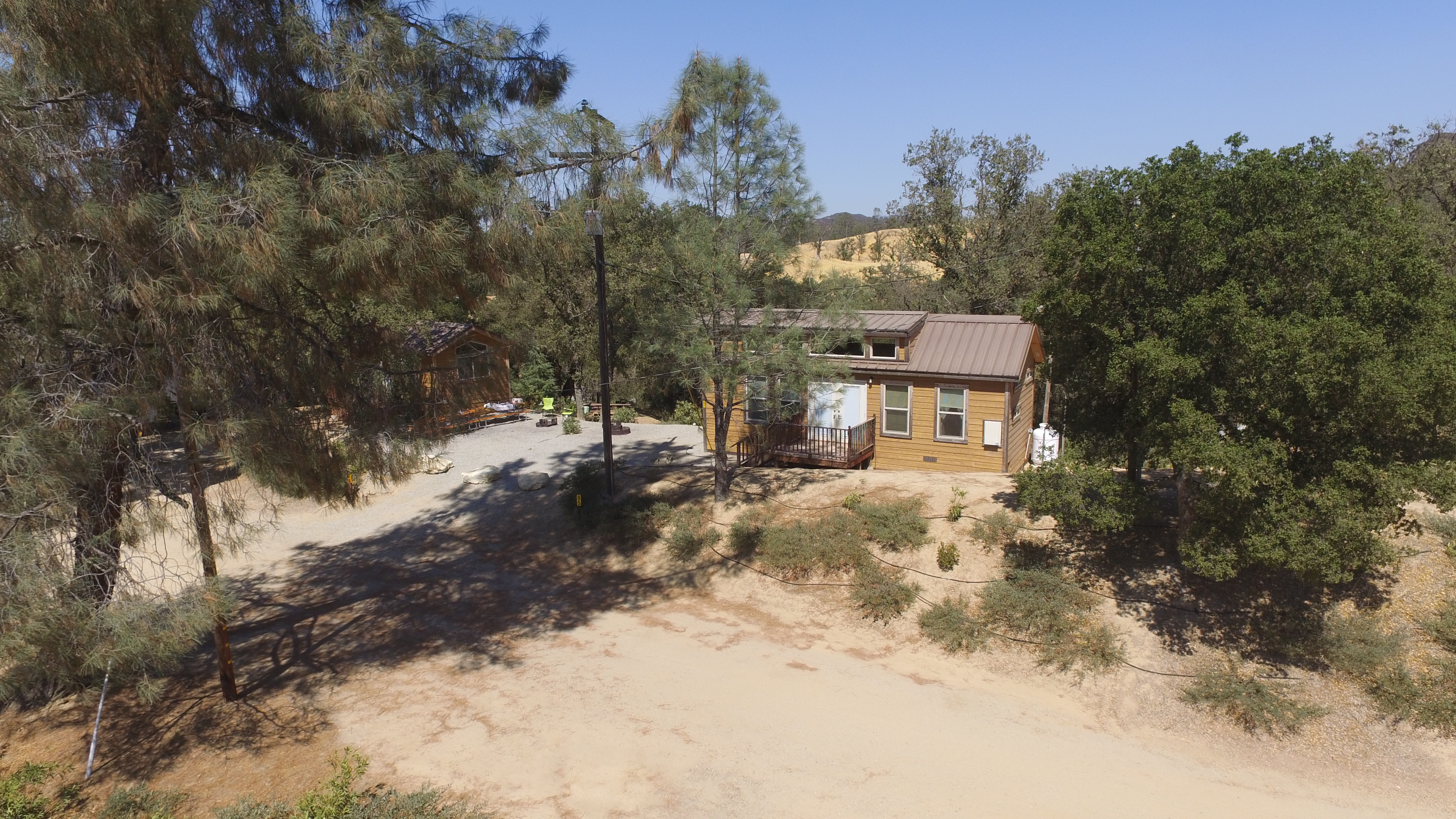 Deluxe Cabin #85 Drone View