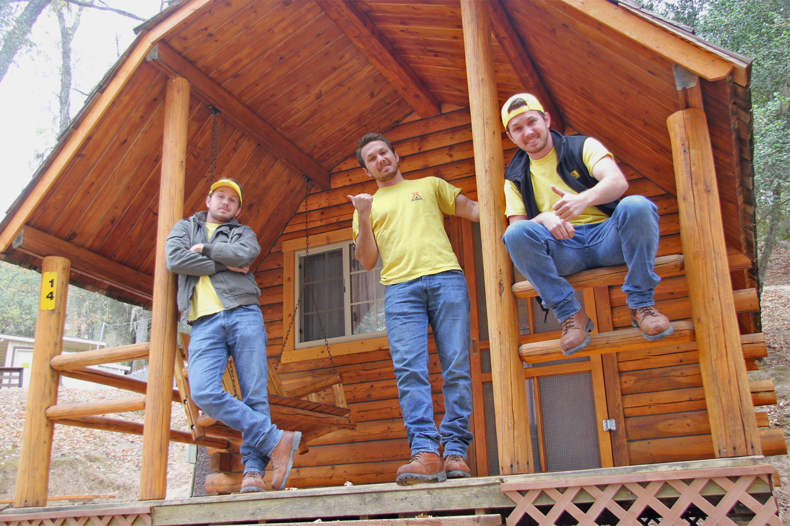 1 Room Camping Cabin Porch