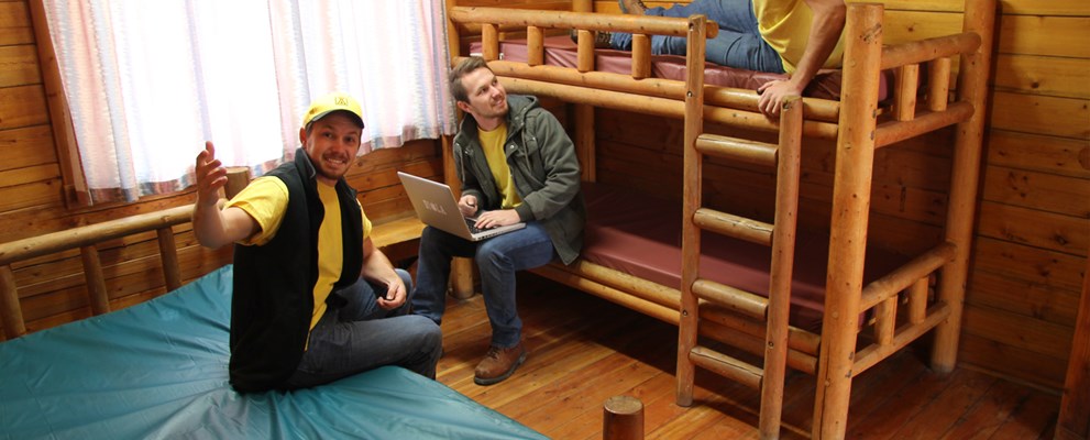 1 Room Camping Cabin Beds