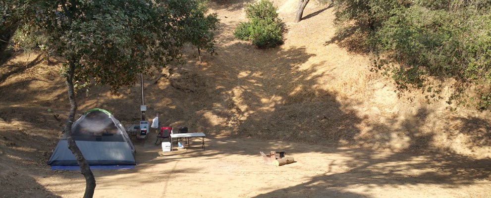 Large Water-Electric Tent Site on Bathhouse Row #22