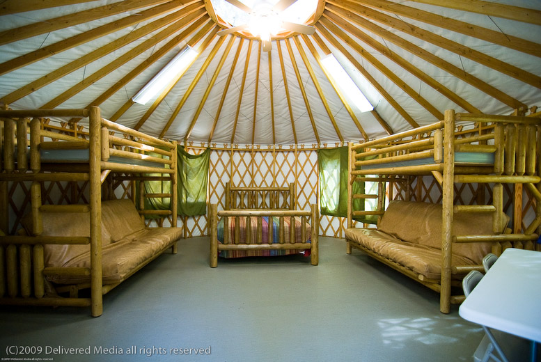 Yurt Interior All Beds