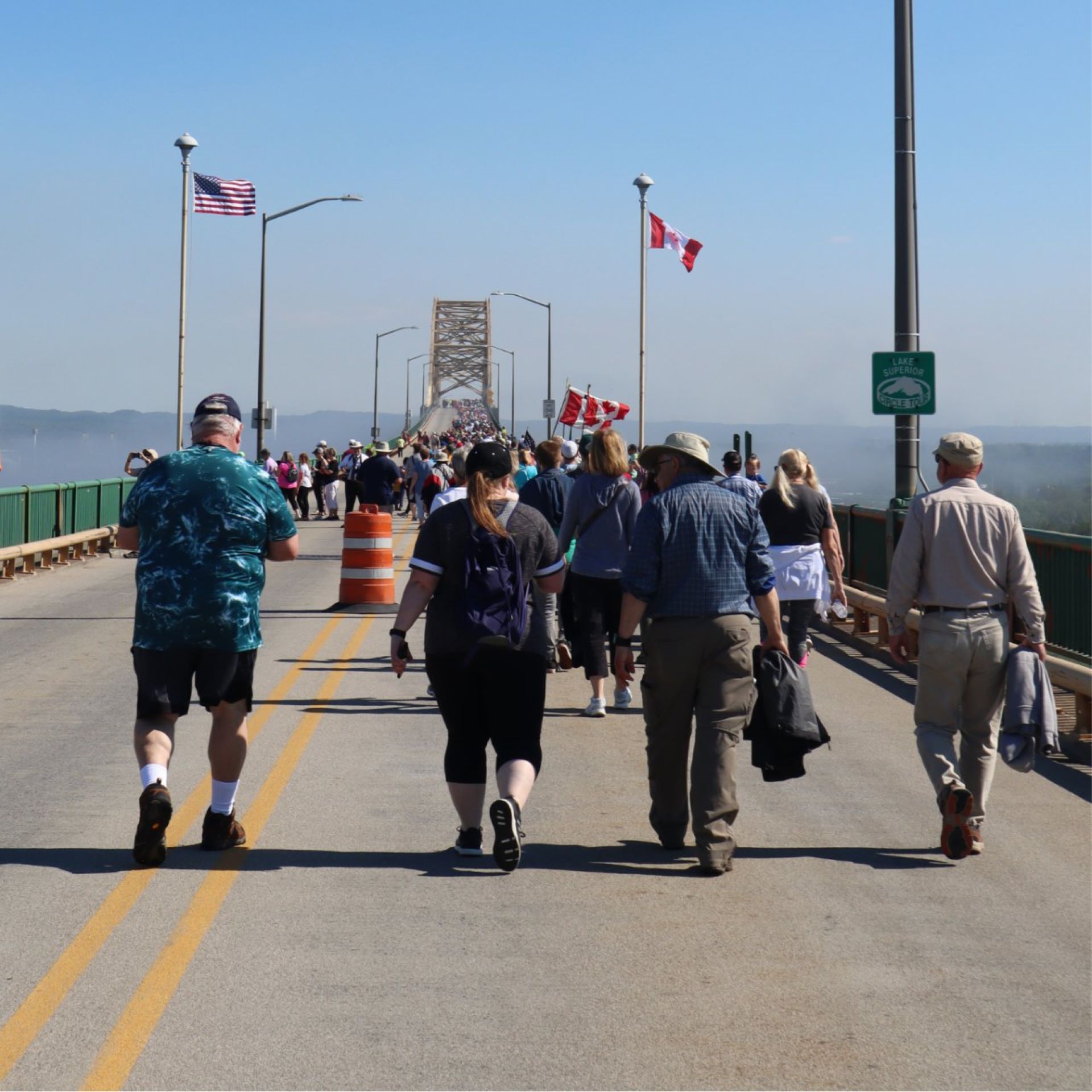 International Bridge Walk Photo