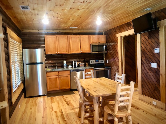 Teresa Cabin's Full Kitchen