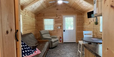 Discover Amish Deluxe Cabin 69 at Scottsburg KOA