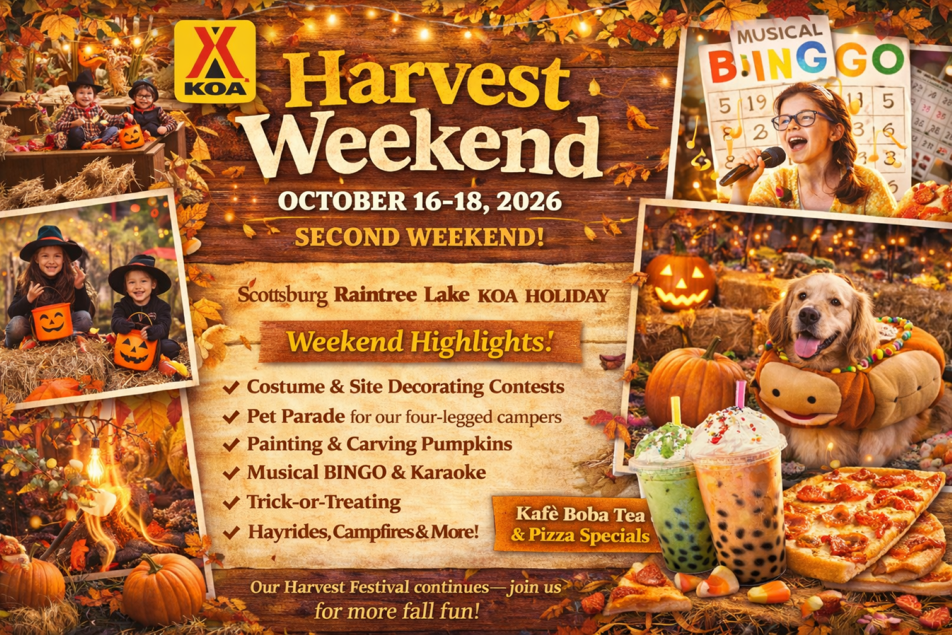 Harvest Weekend #2 – October 16 –18 Photo