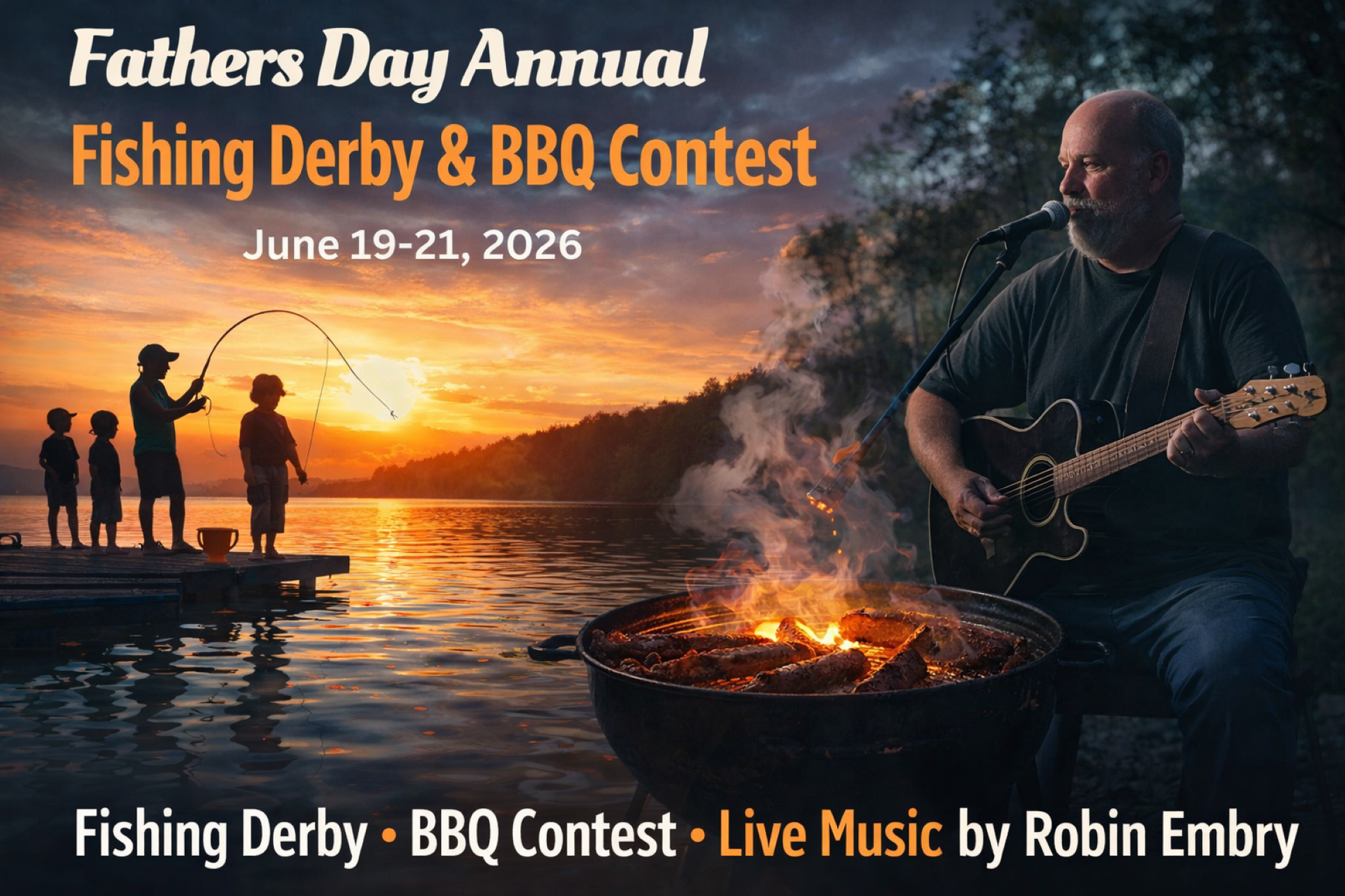 Father's Day Annual Fishing Derby & BBQ Cookoff Weekend Photo