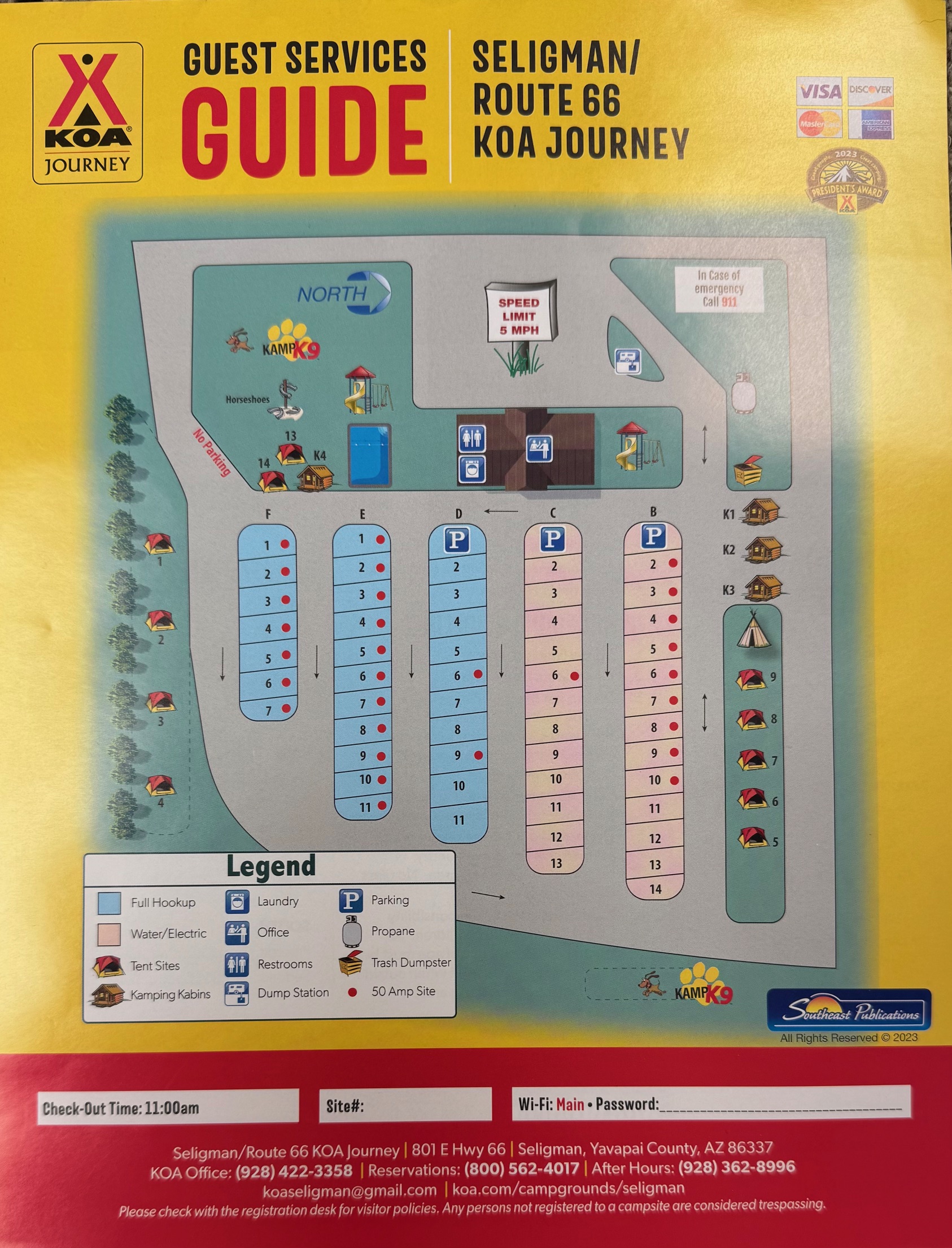 Campground Site Map