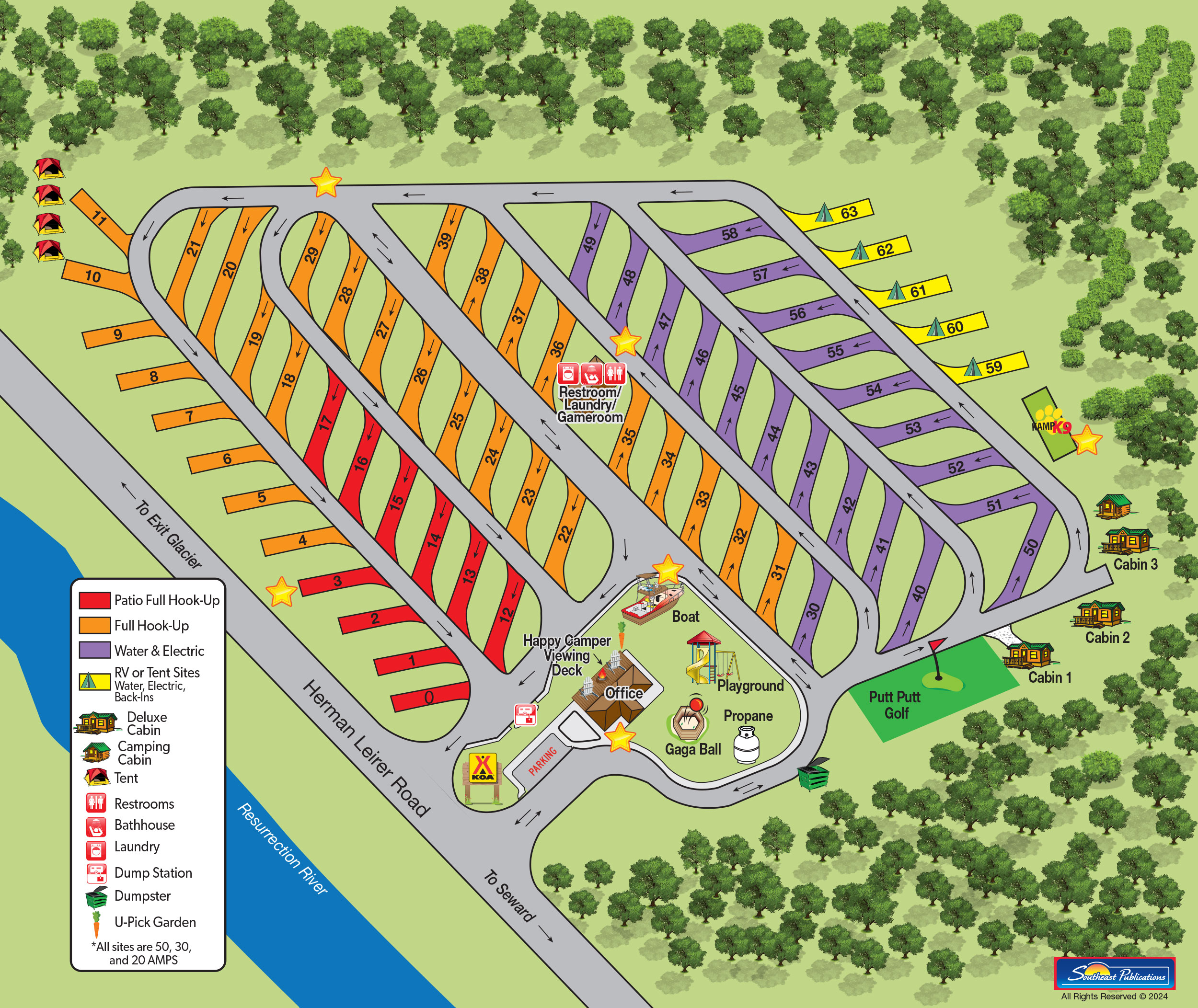 Campground Site Map