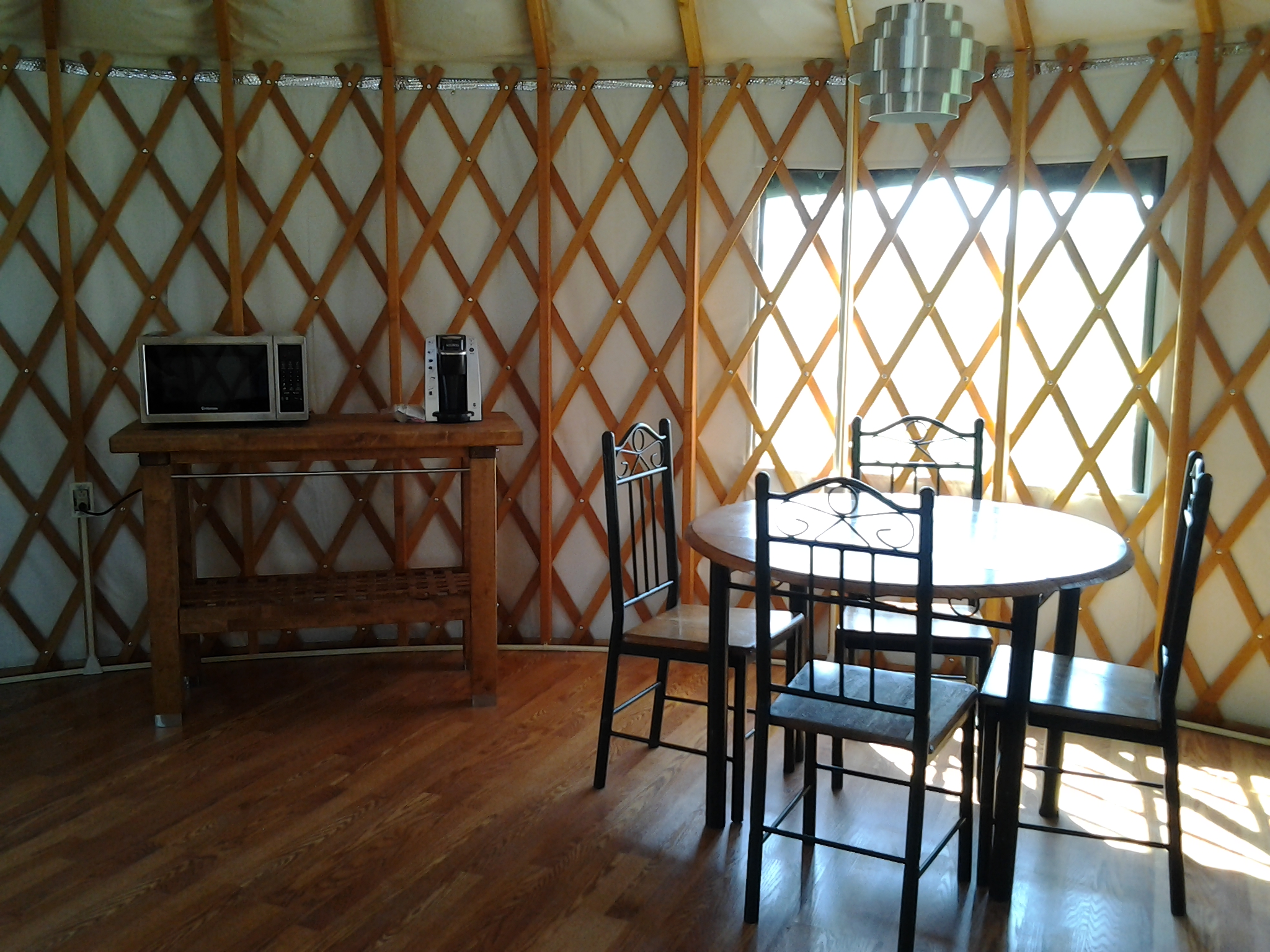 table area yurt