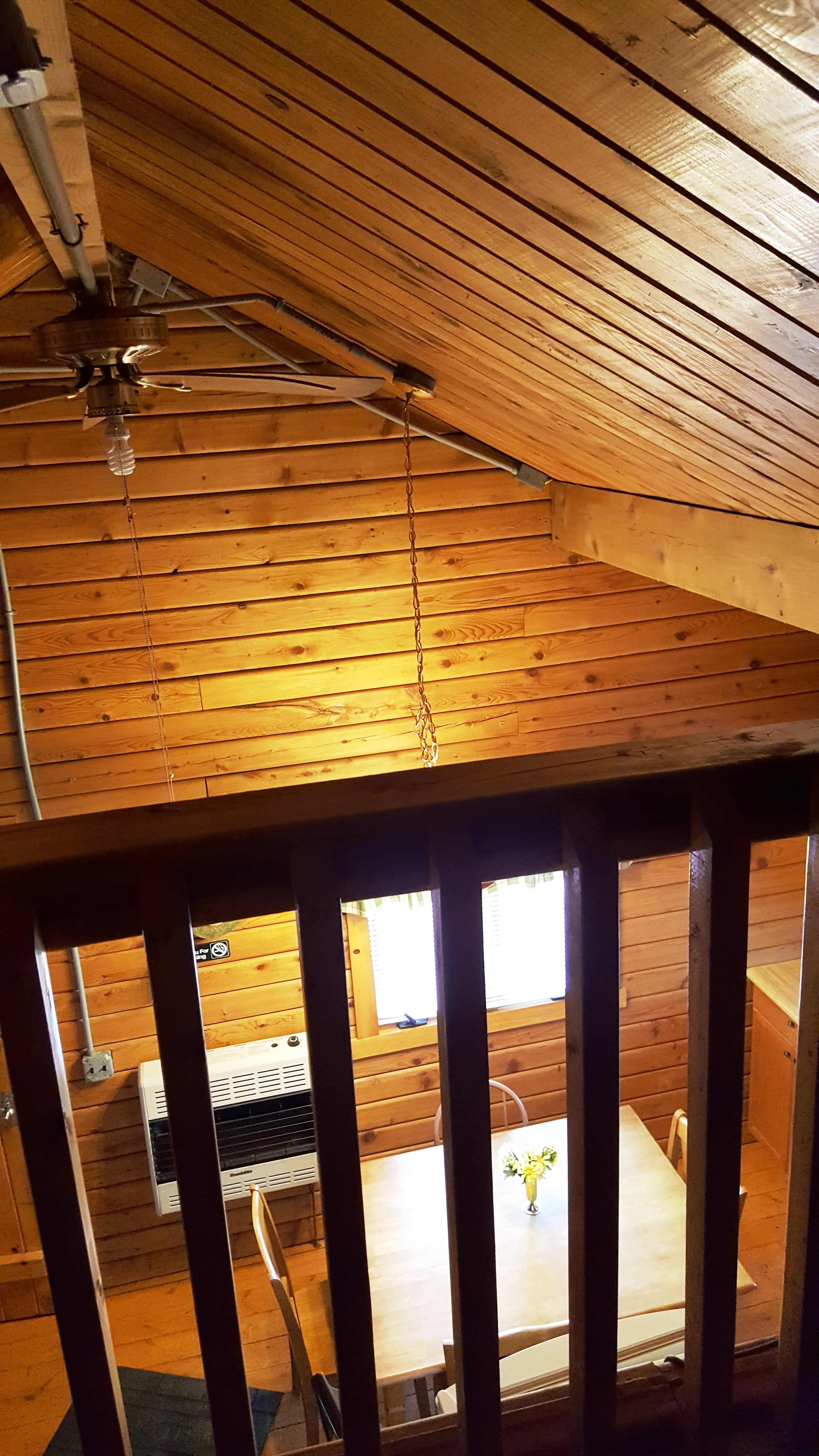 Log loft view