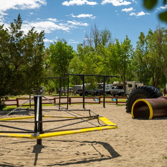 Playground, Basketball, and Horseshoes