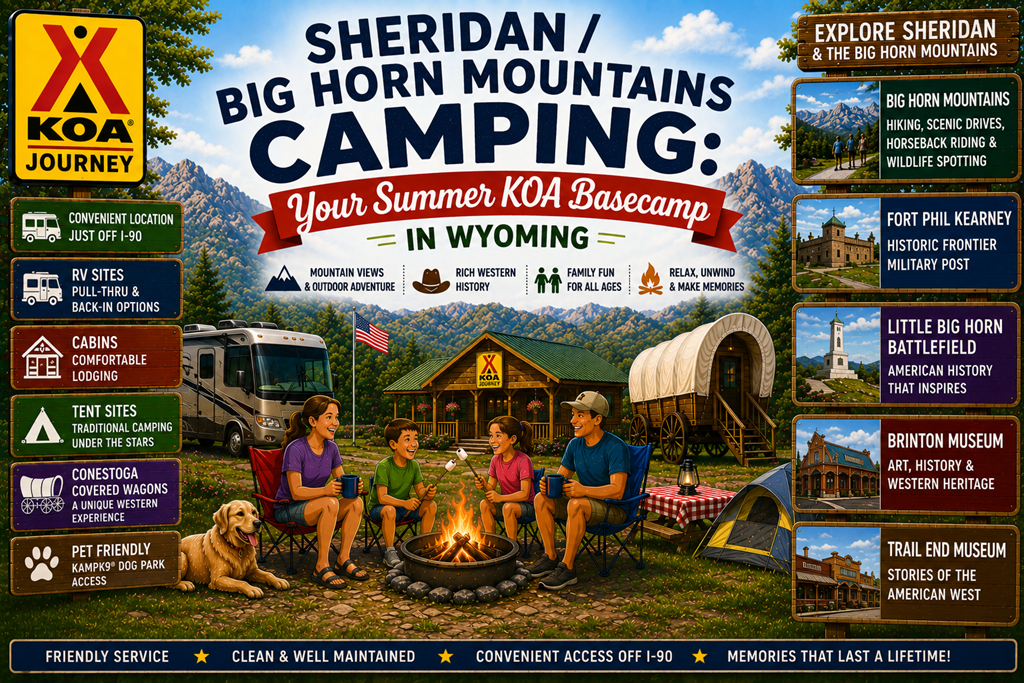 Your Summer KOA Basecamp in Wyoming