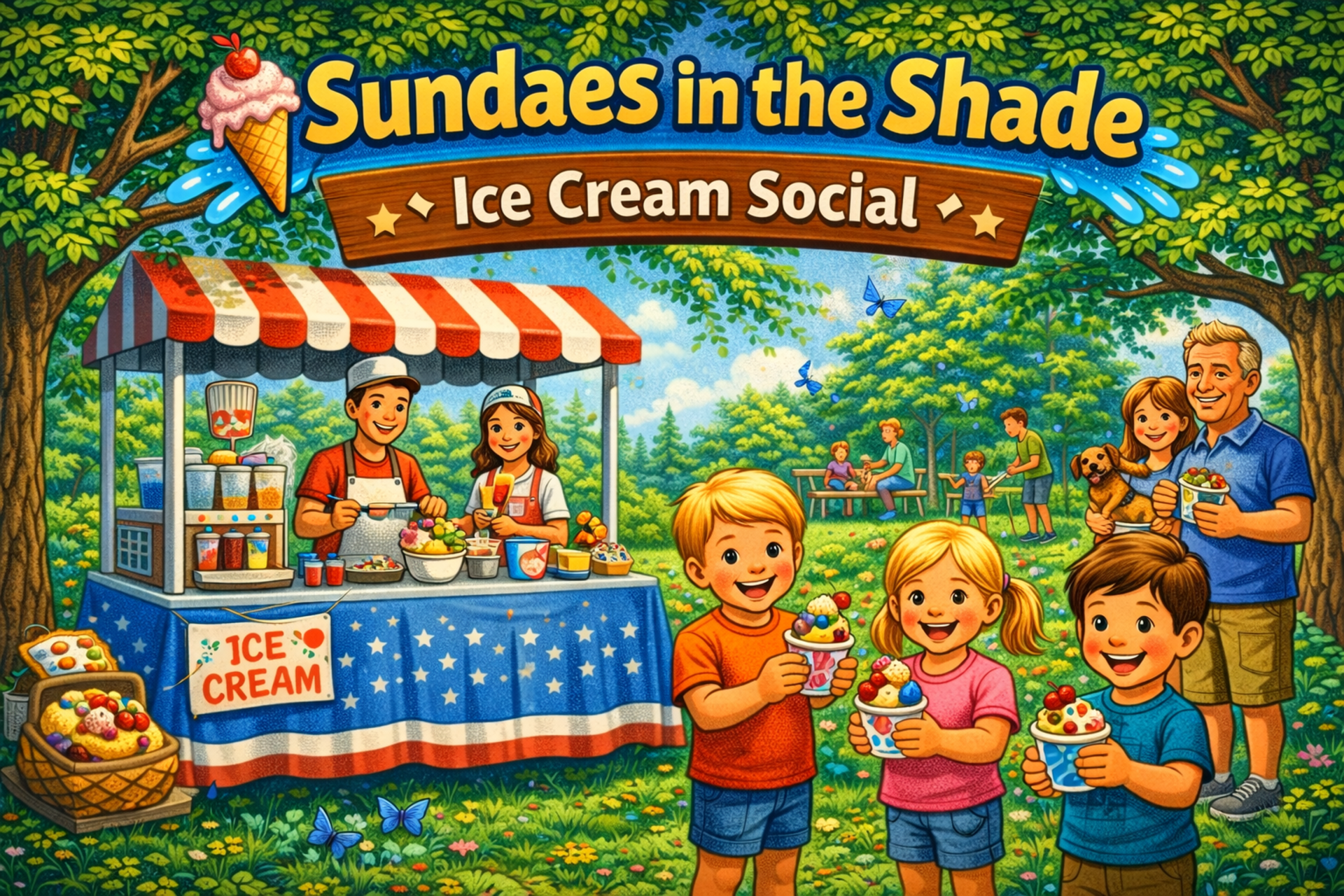 Sundaes in the Shade Ice Cream Social Photo