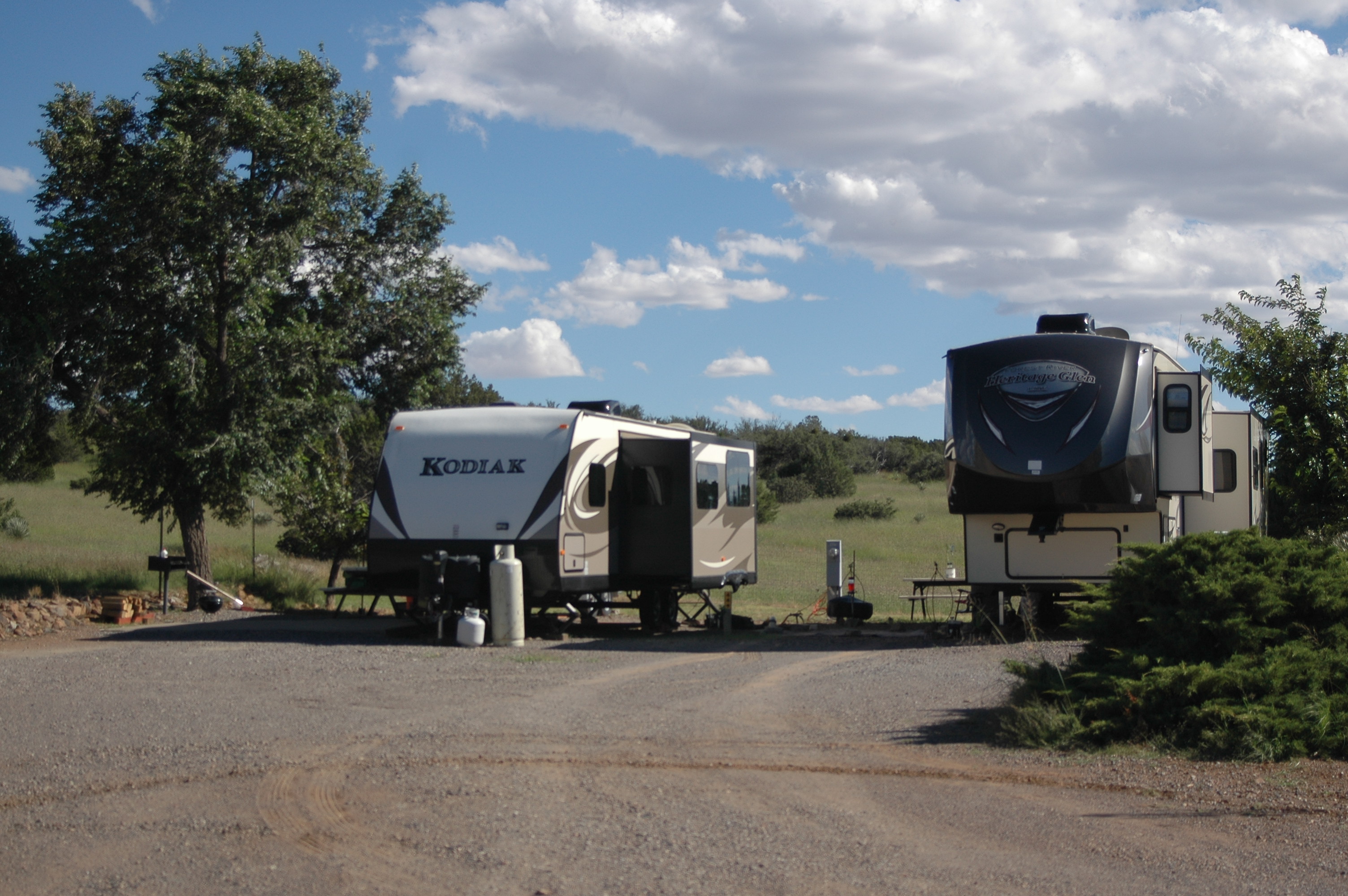 Spacious 50 Amp Back-In Sites 44 & 45
