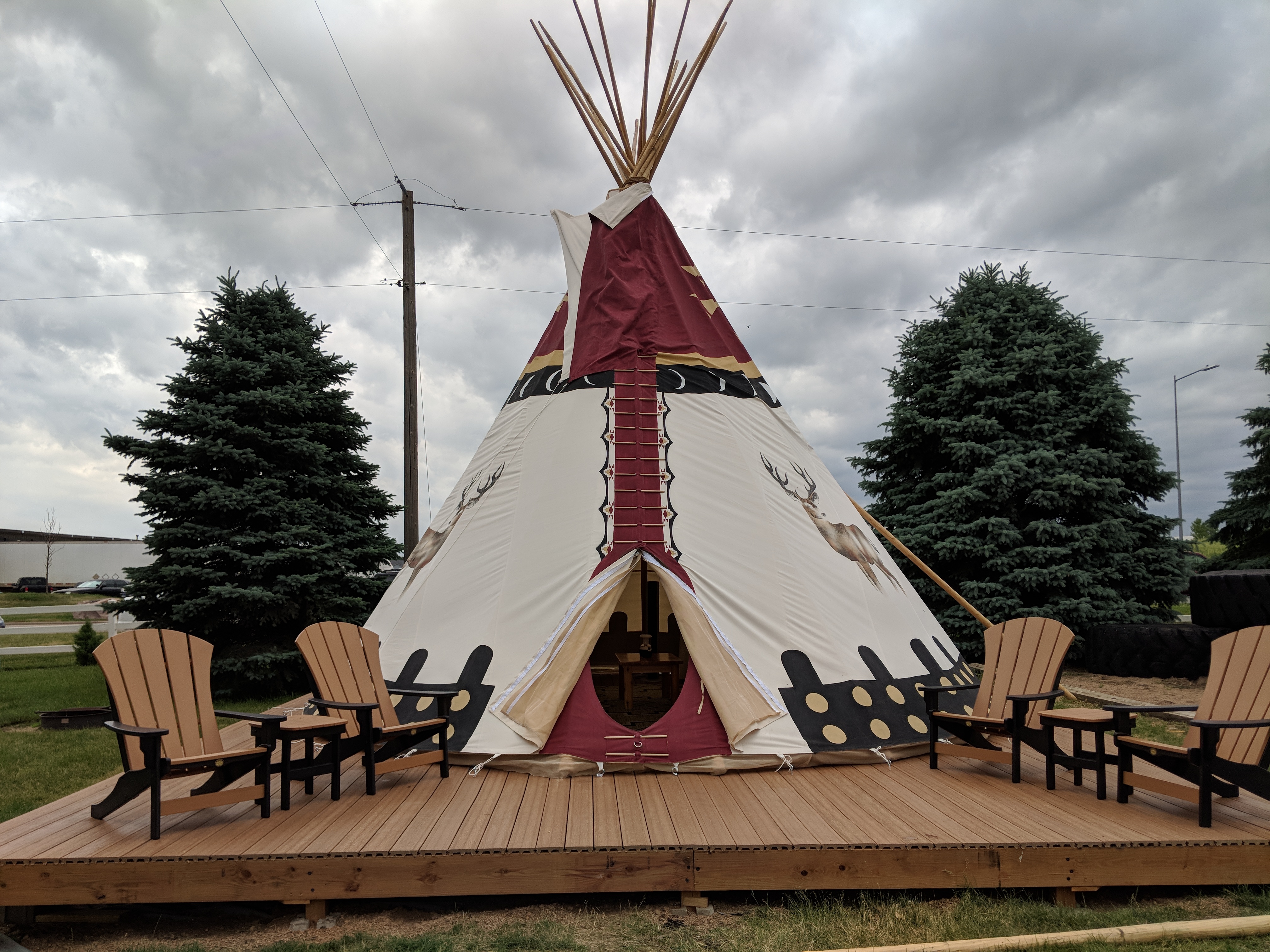 Exterior of Teepee